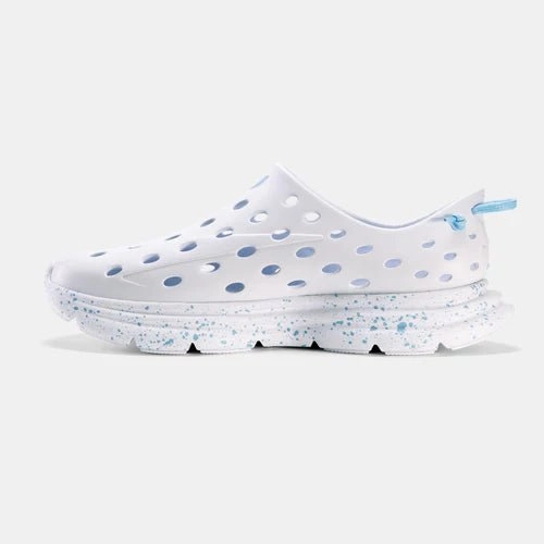 Kane Footwear Revive - All White/Light Blue Speckle