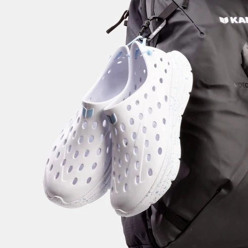 Kane Footwear Revive - All White/Light Blue Speckle