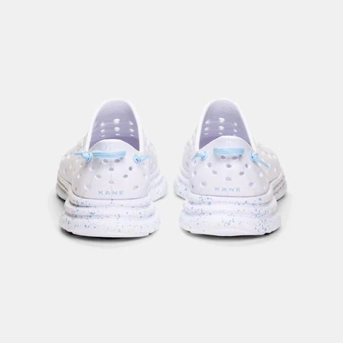 Kane Footwear Revive - All White/Light Blue Speckle