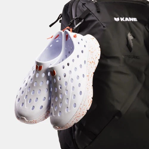Kane Footwear Revive - All White/Orange Speckle