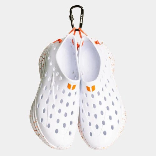 Kane Footwear Revive - All White/Orange Speckle