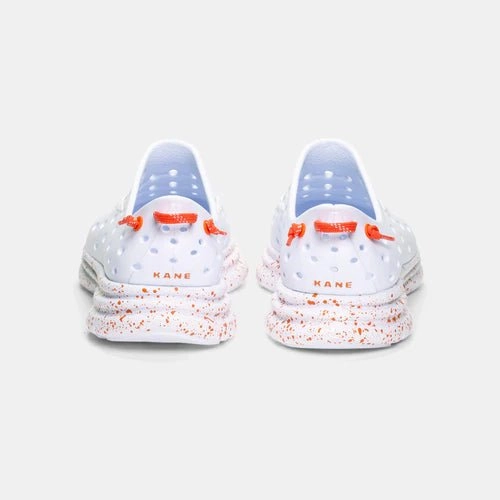 Kane Footwear Revive - All White/Orange Speckle