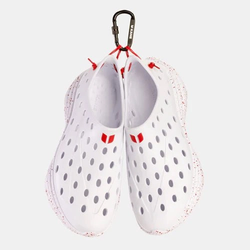 Kane Footwear Revive - All White/Red Speckle