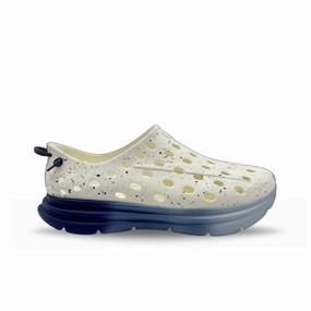 Kane Footwear Revive - Cream AOP/Indigo Fade