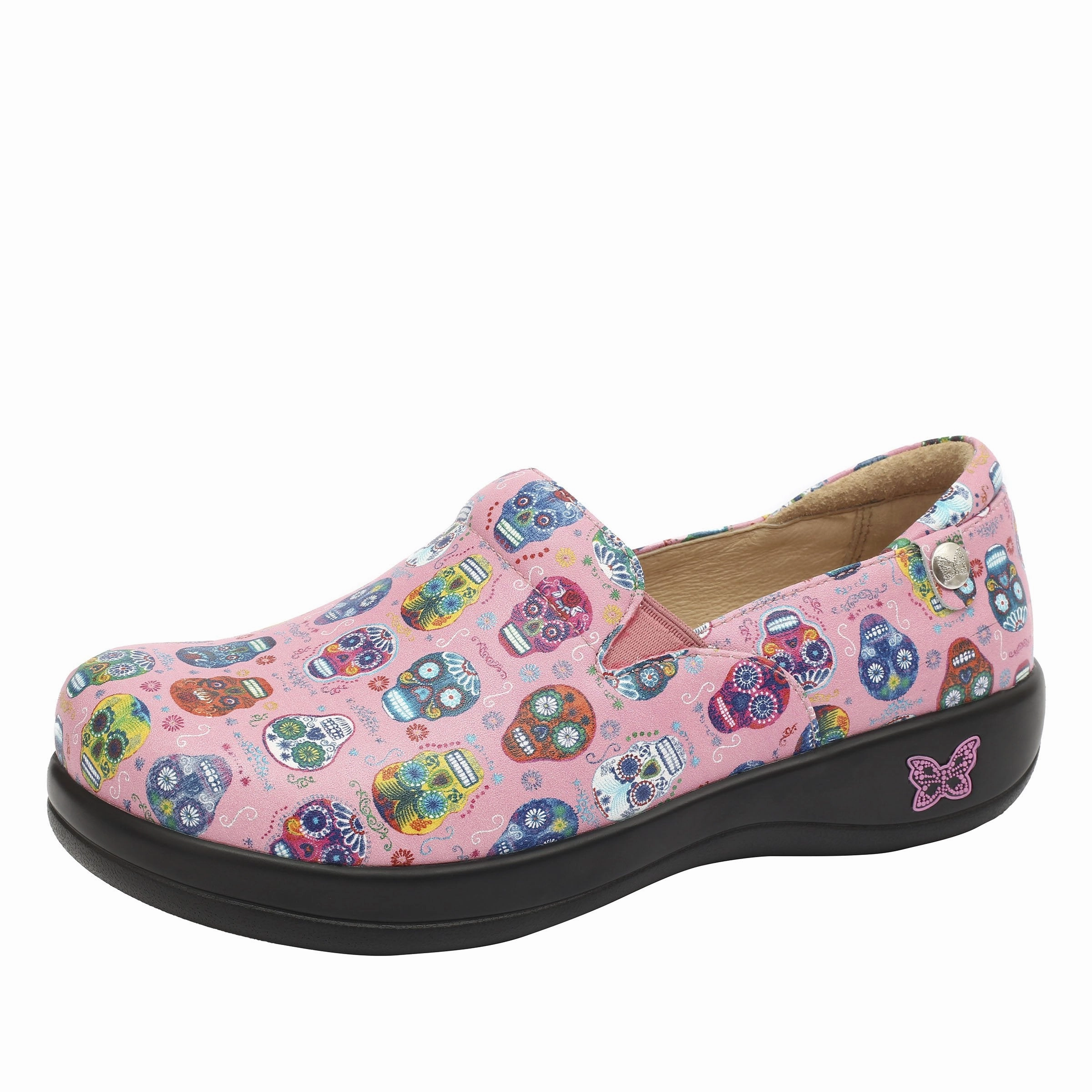 Keli Sugar Skulls Pink Shoe