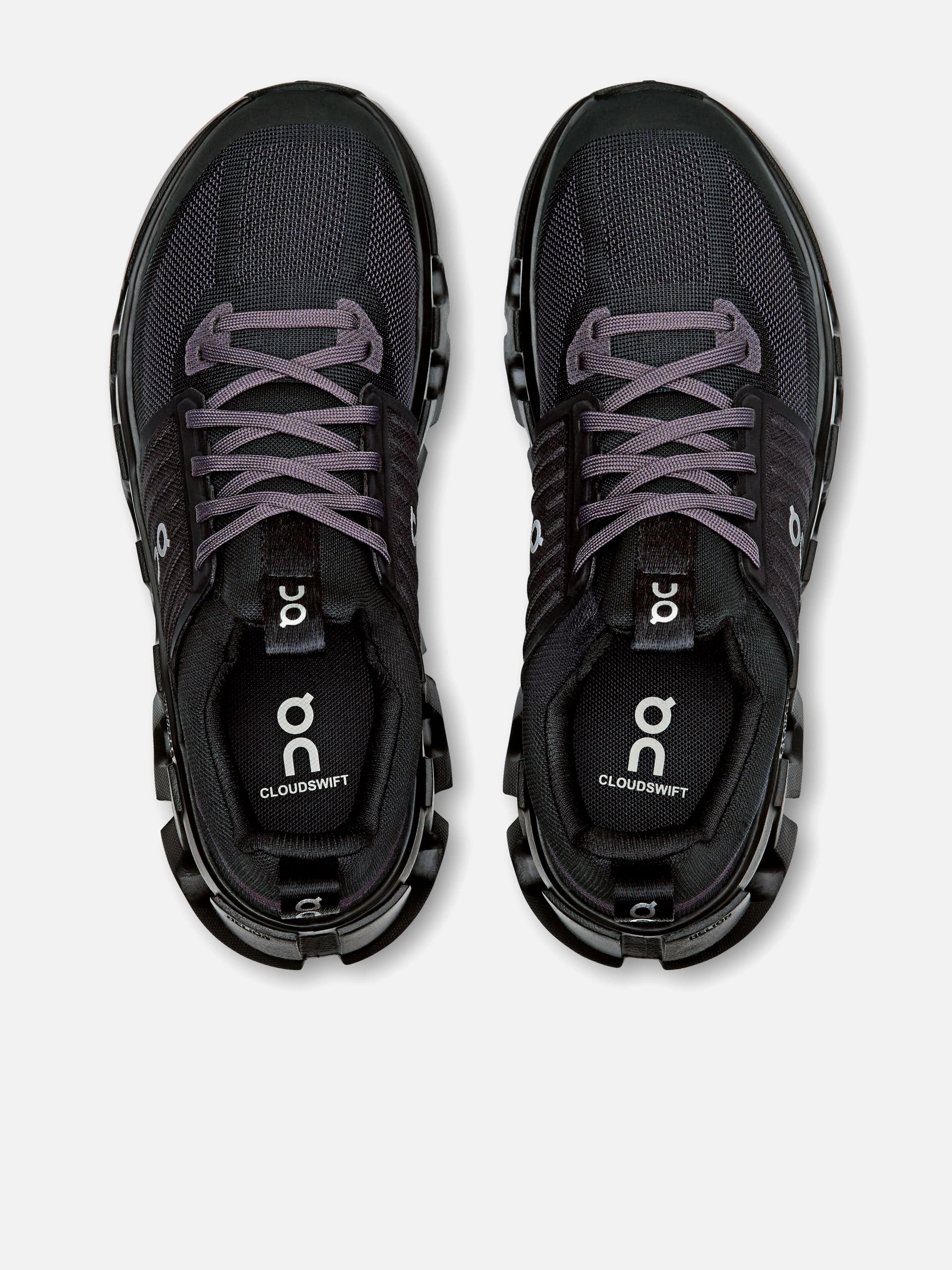 Kids Cloudswift Trainers in Black