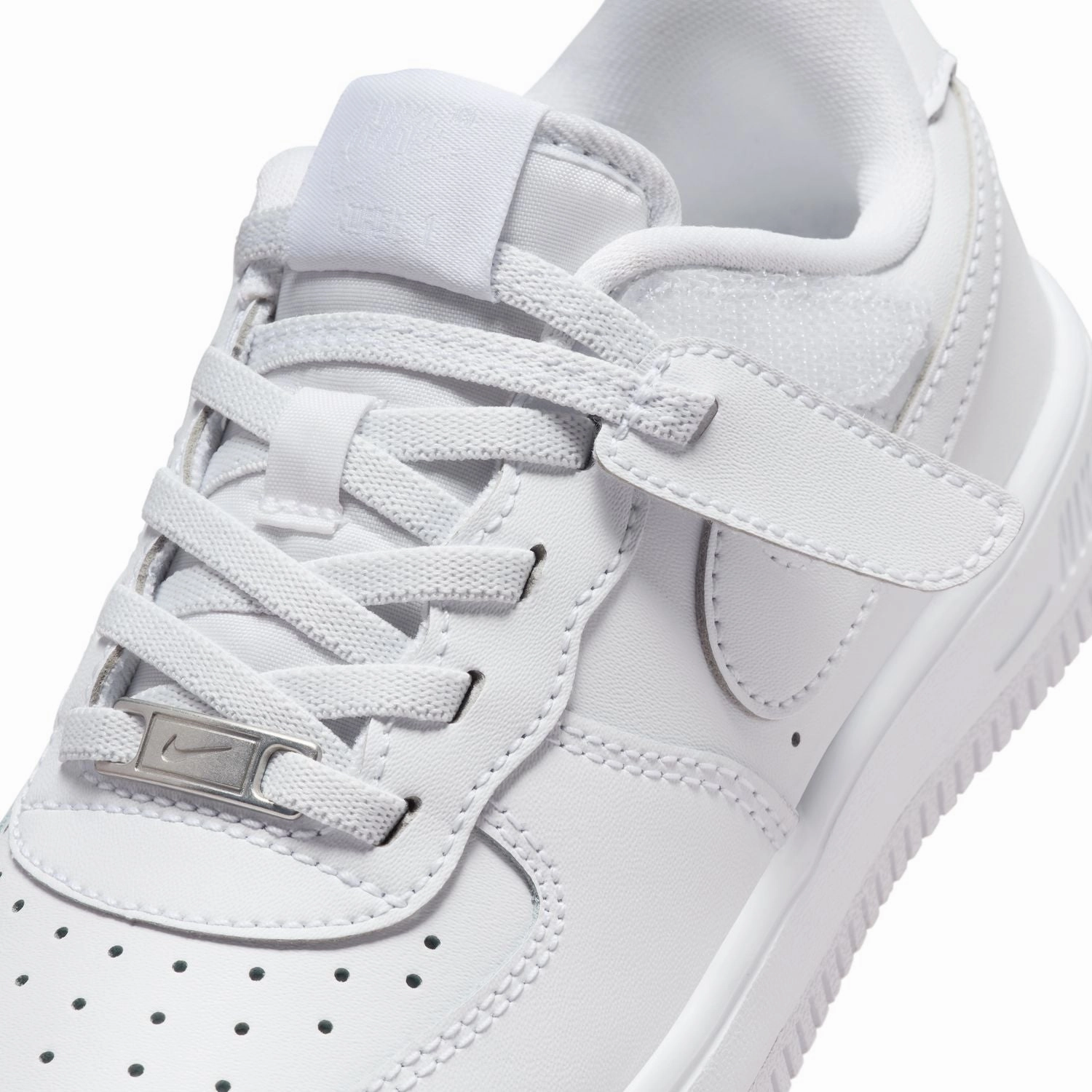 Kids Force 1 Low Easyon 'Triple White'