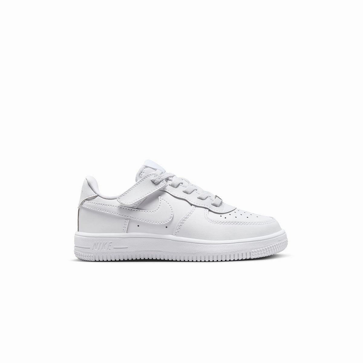 Kids Force 1 Low Easyon 'Triple White'