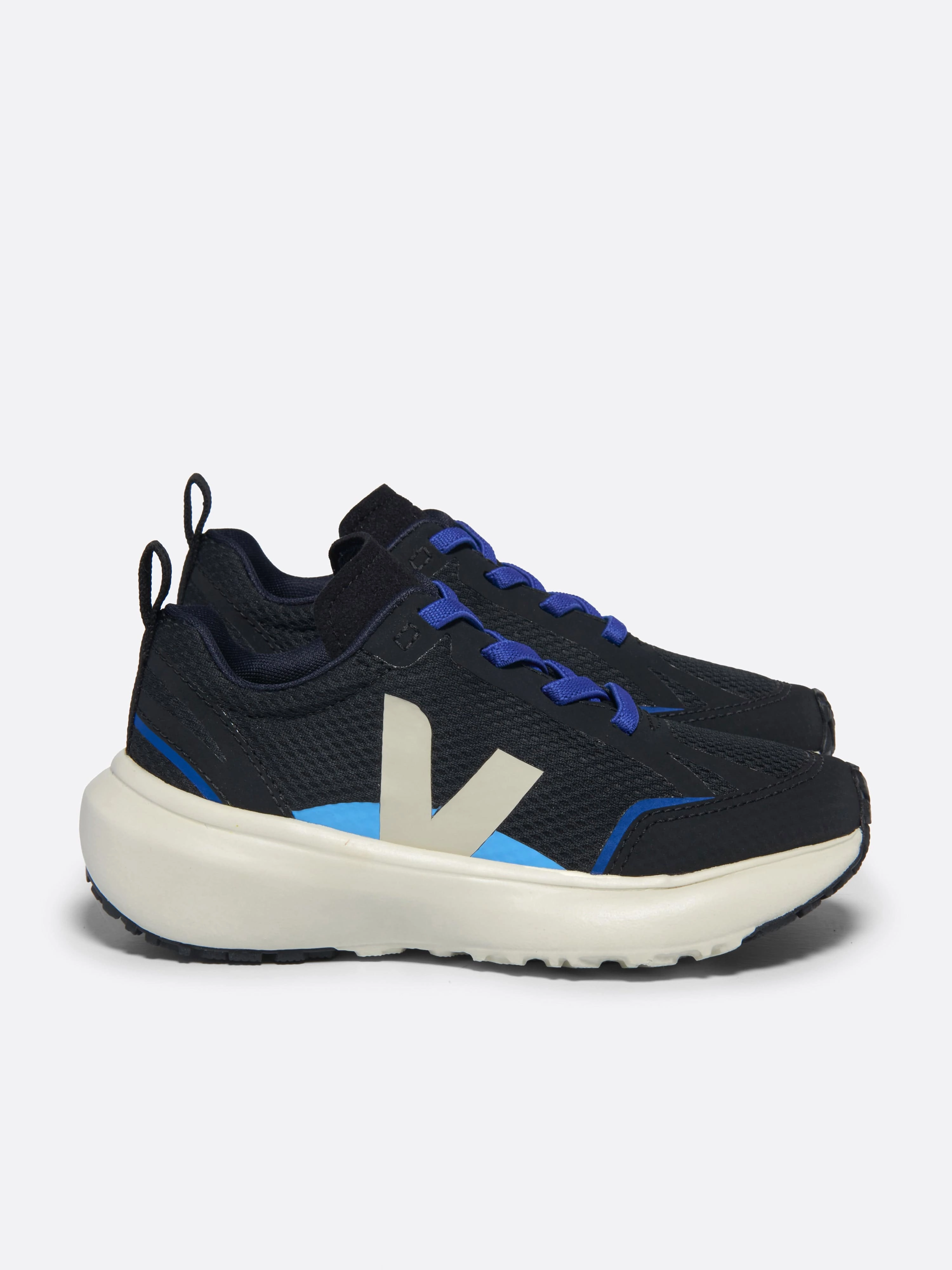 Kids Light Alveomesh Canary Trainers in Black