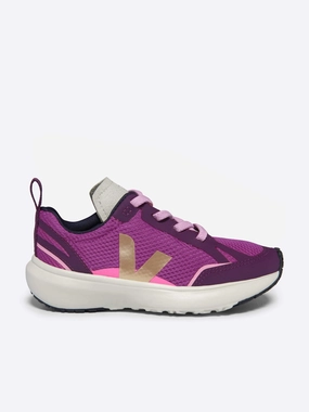 Kids Light Alveomesh Canary Trainers in Purple