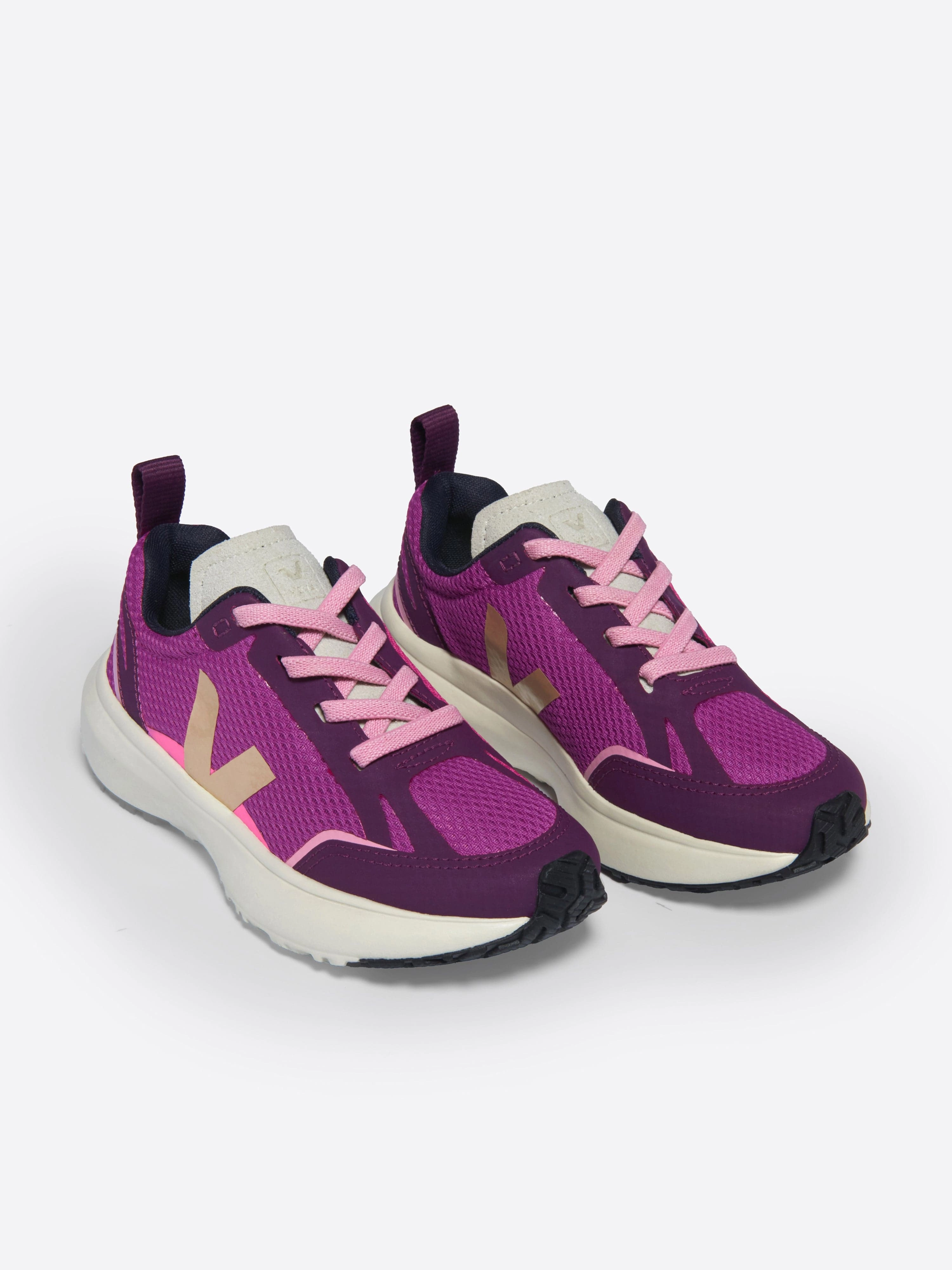 Kids Light Alveomesh Canary Trainers in Purple