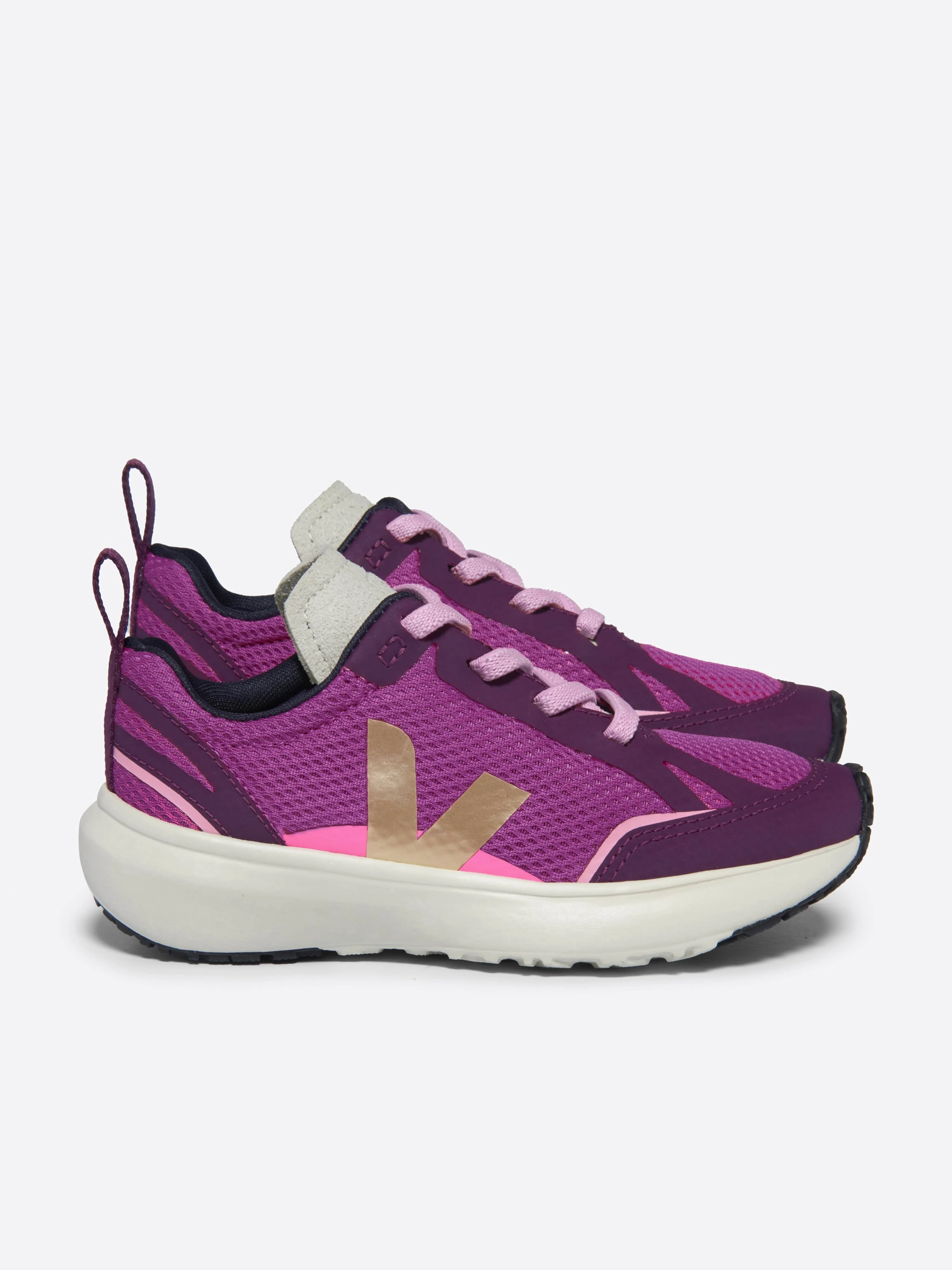 Kids Light Alveomesh Canary Trainers in Purple
