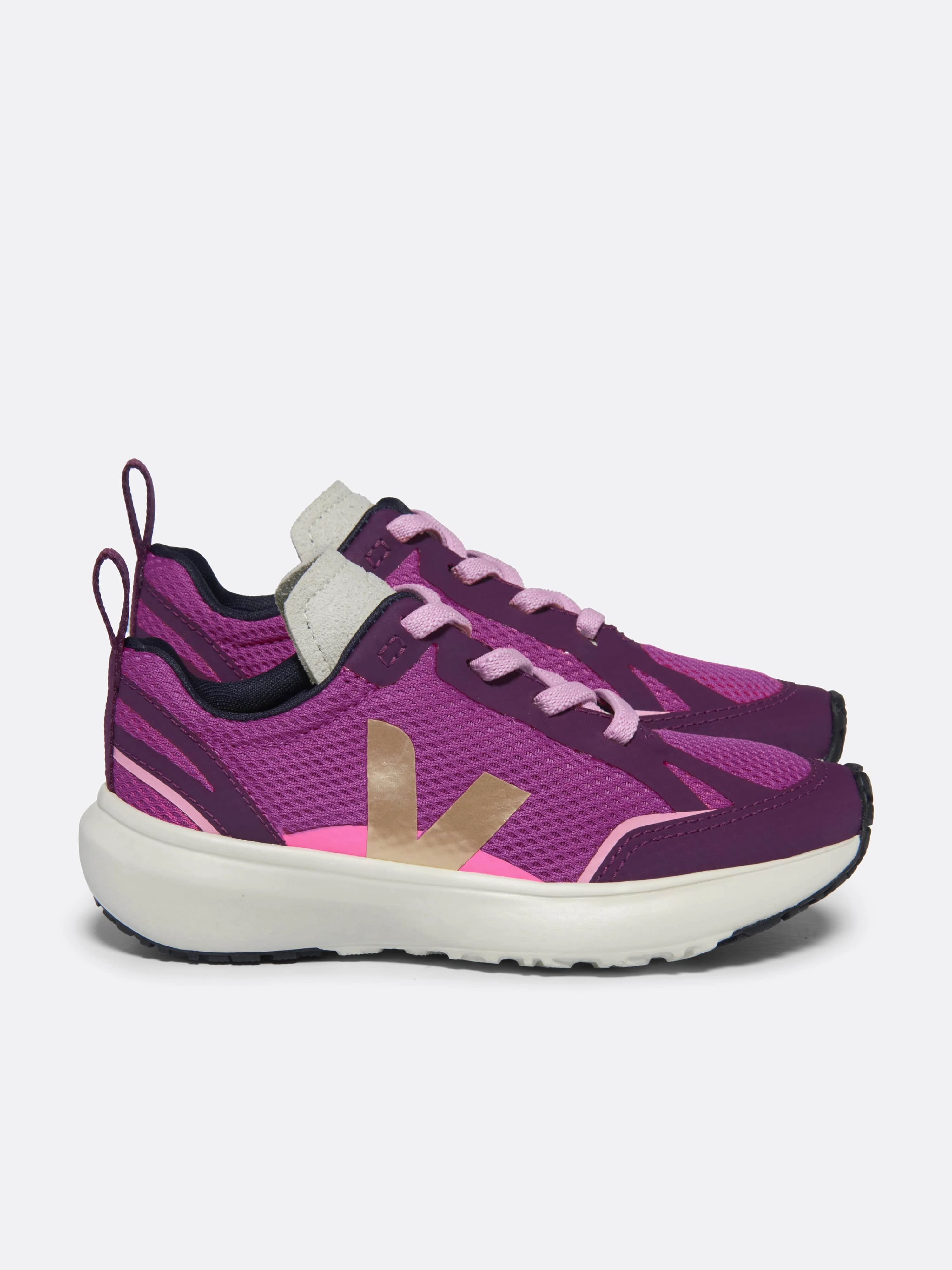 Kids Light Alveomesh Canary Trainers in Purple