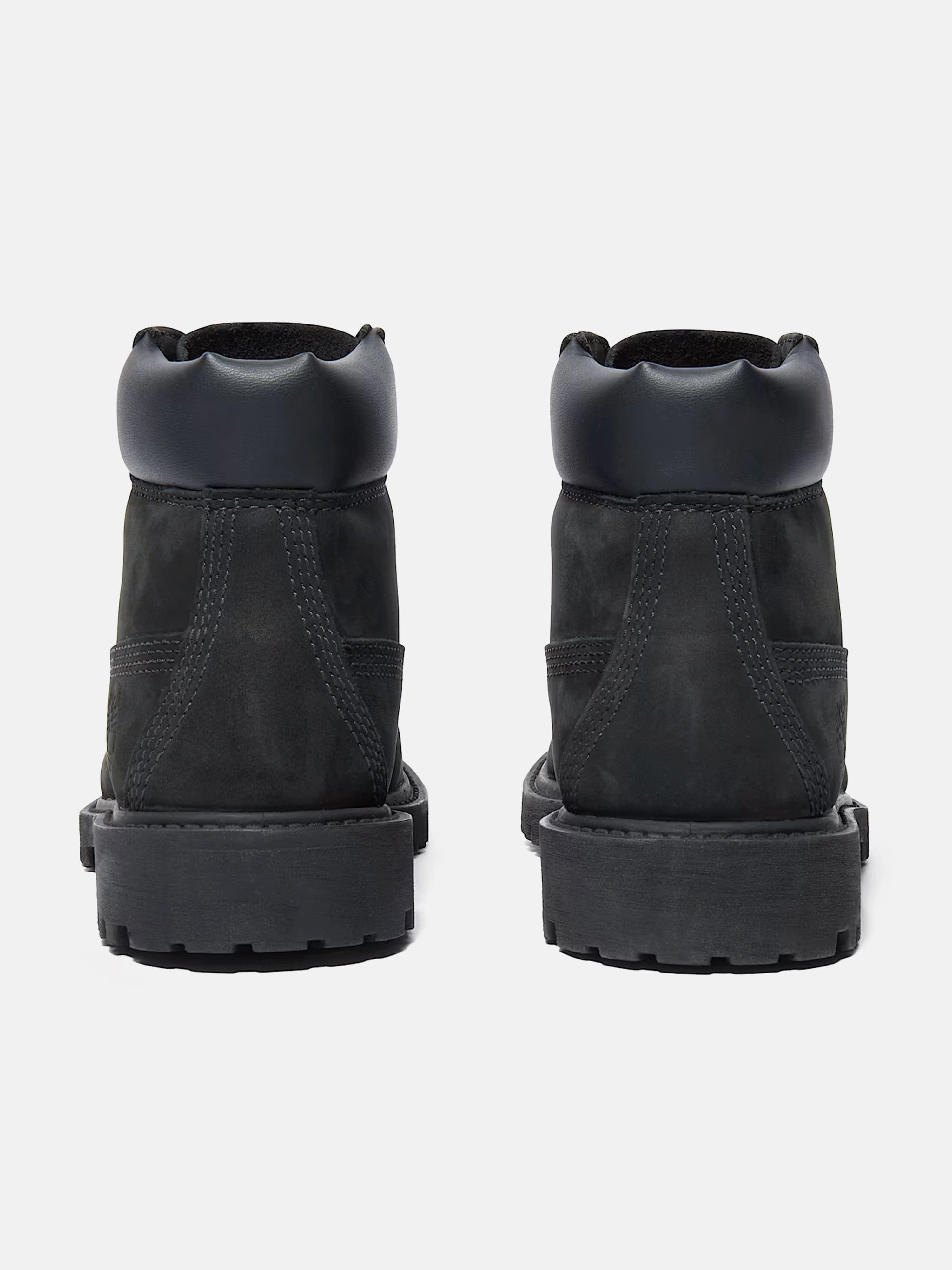 Kids Premium 6 Inch Lace Up Waterproof Boots in Black