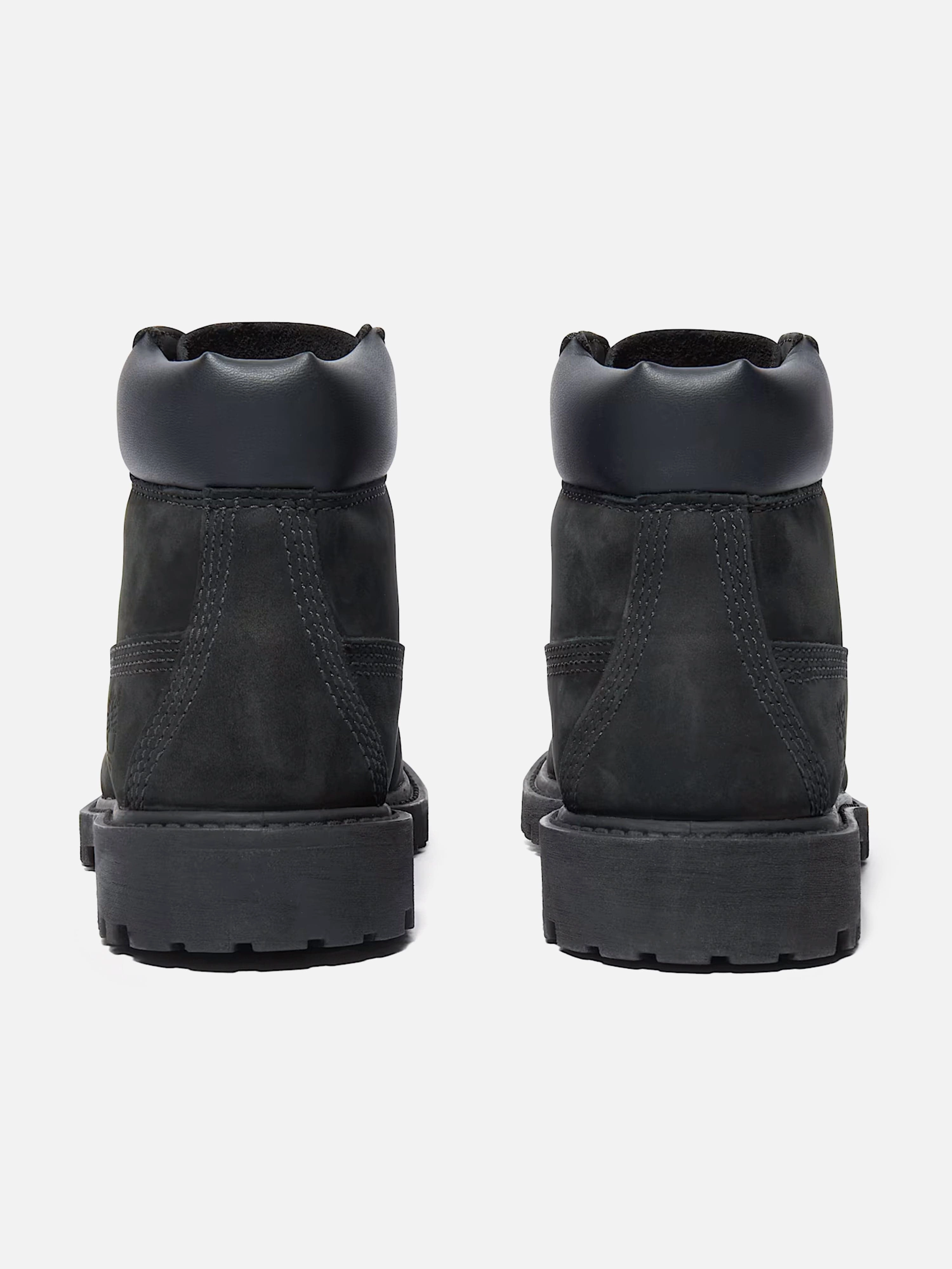 Kids Premium 6 Inch Lace Up Waterproof Boots in Black