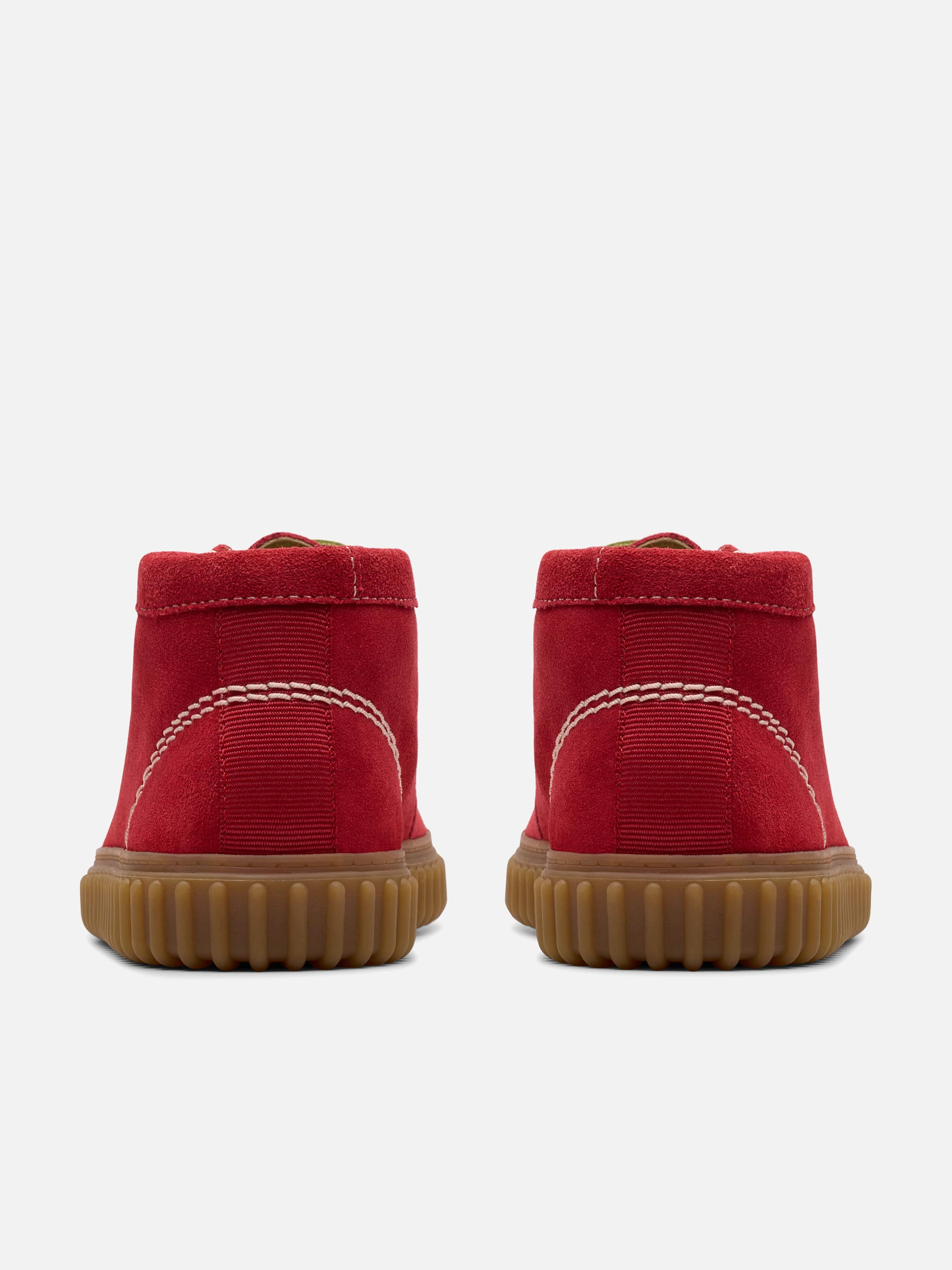 Kids Suede Tor Hill Boots in Red