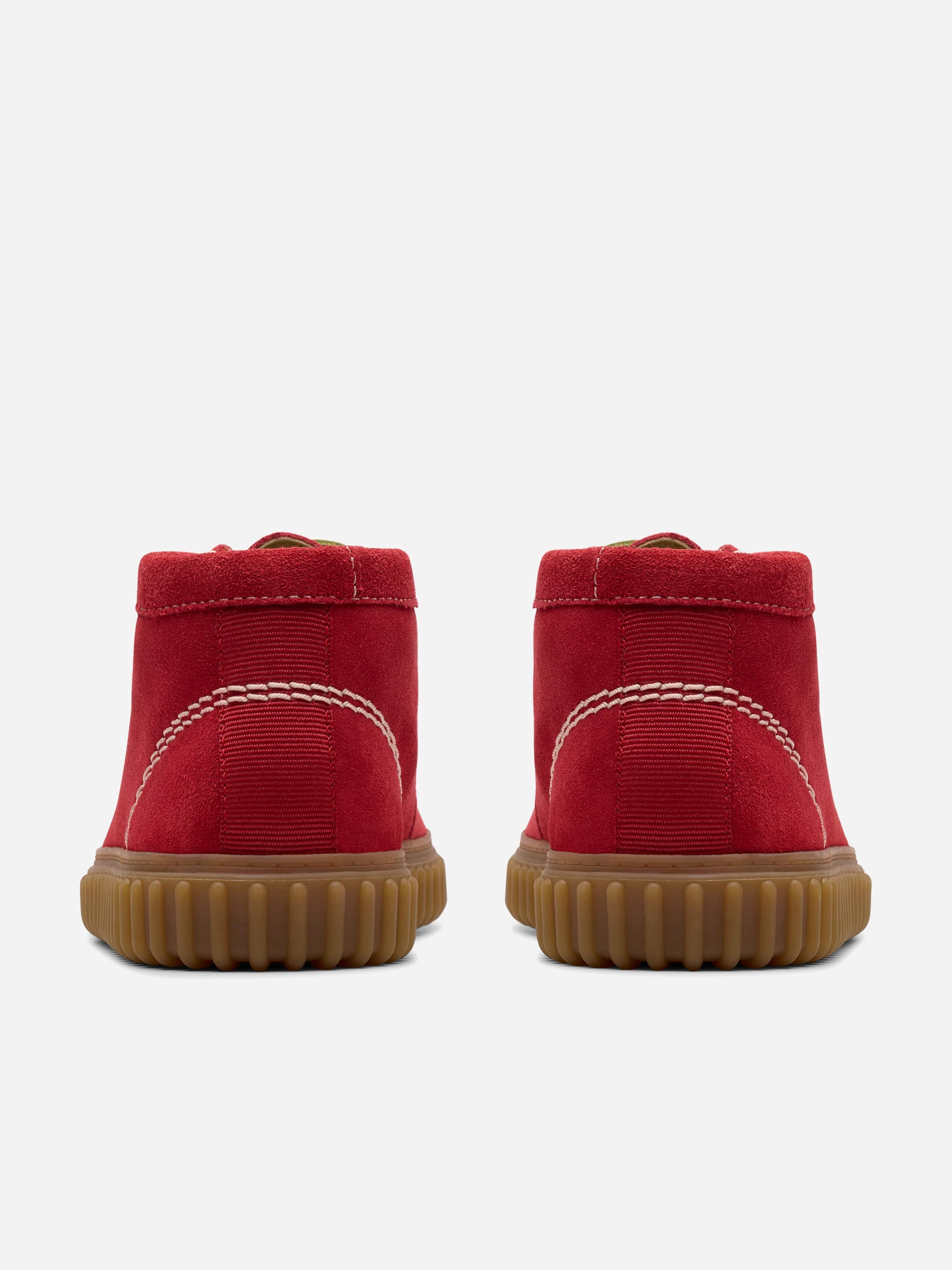 Kids Suede Tor Hill Boots in Red