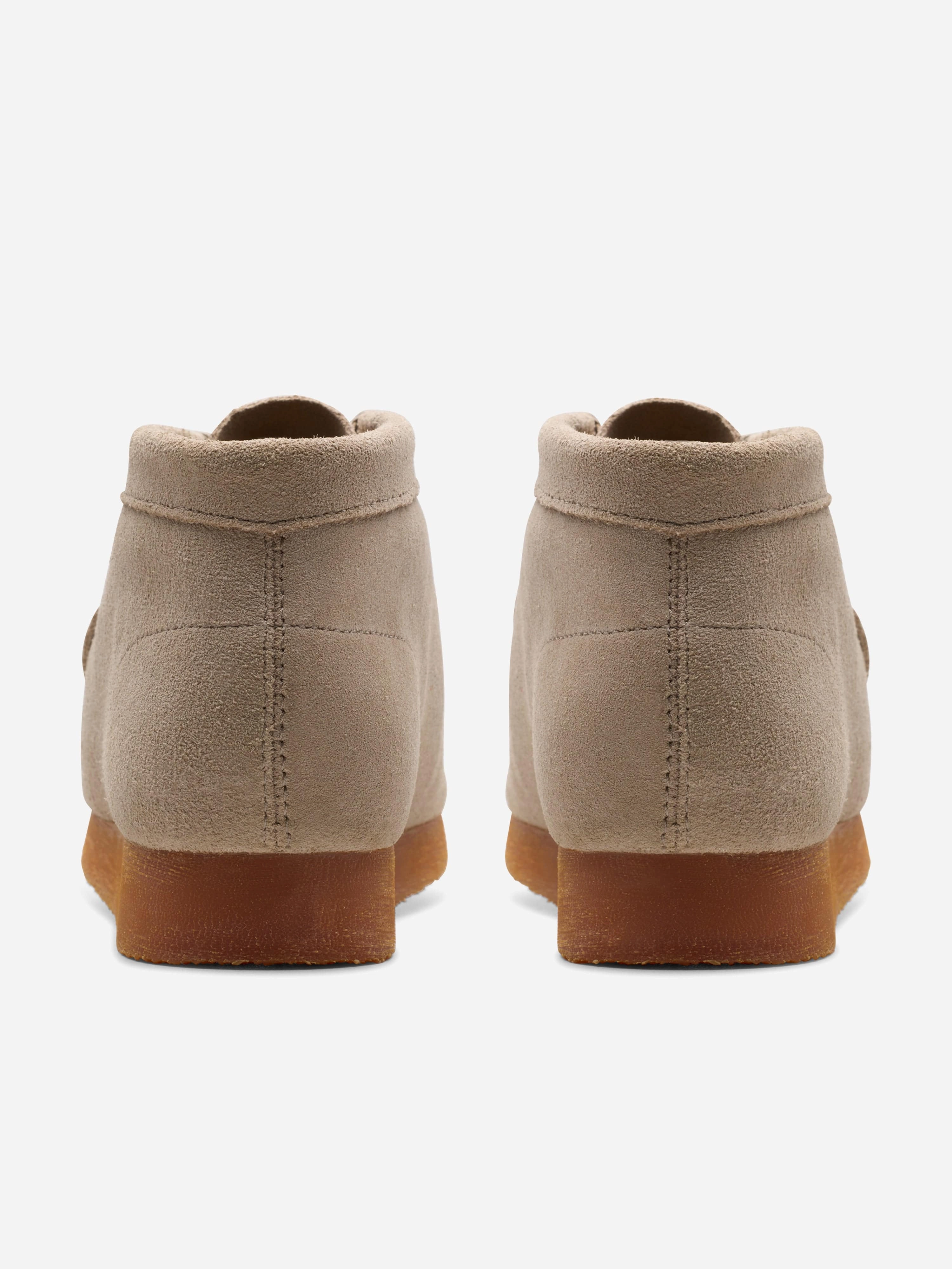 Kids Wallabee Boots in Beige