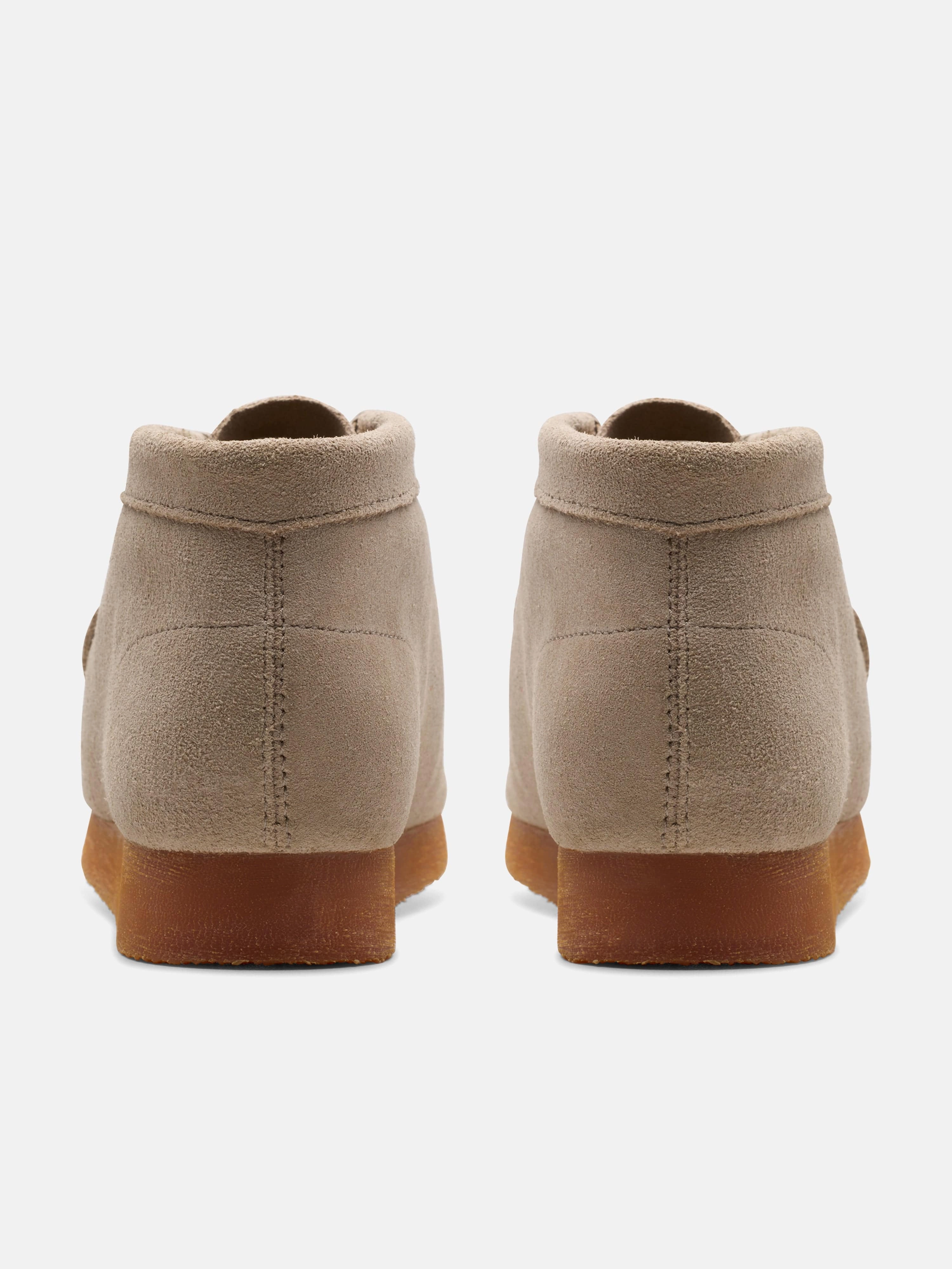 Kids Wallabee Boots in Beige