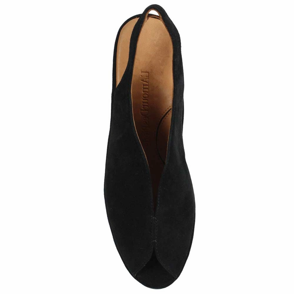 L'Amour Des Pieds Women's Odetta Black Suede