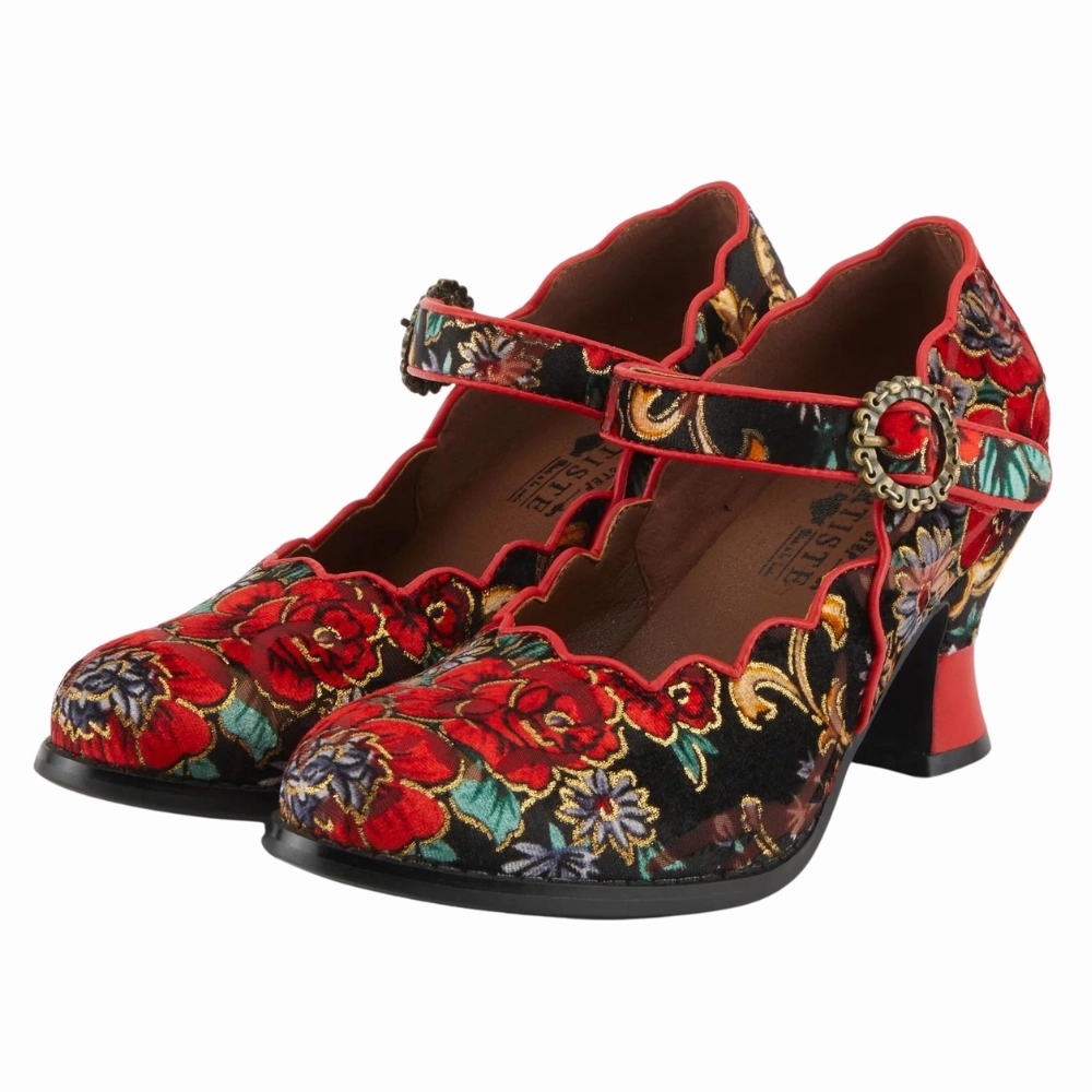 L'artiste By Spring Step Adodora Red Multi Pump (Women's)
