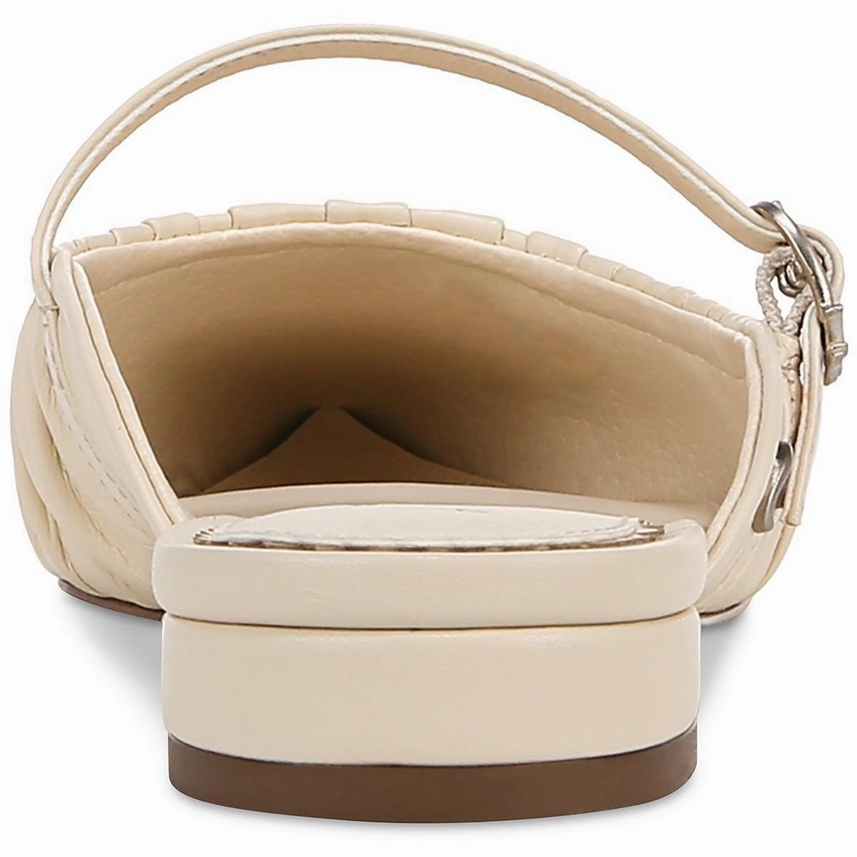 Larissah Womens Leather Slip-On Mule Sandals