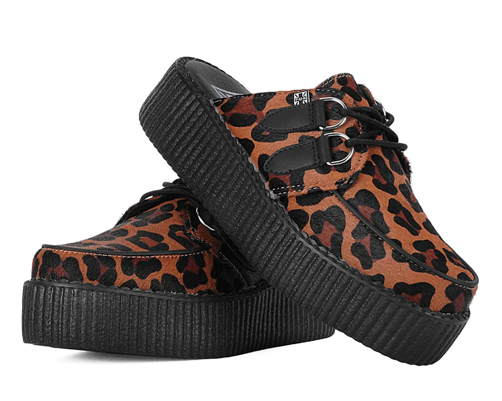 Leopard Print Creeper Mule