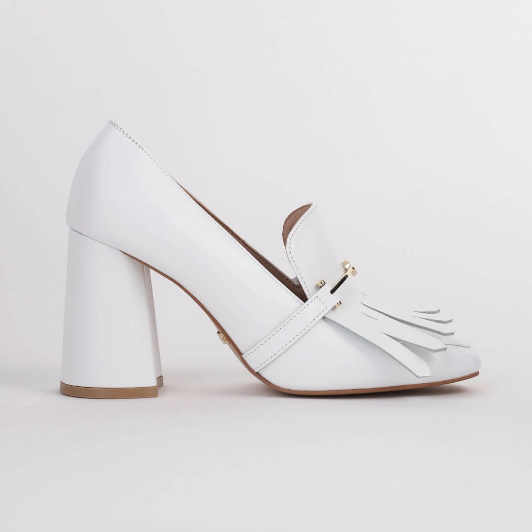 LIDER - chunky leather pumps