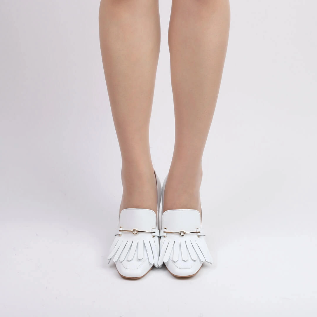 LIDER - chunky leather pumps