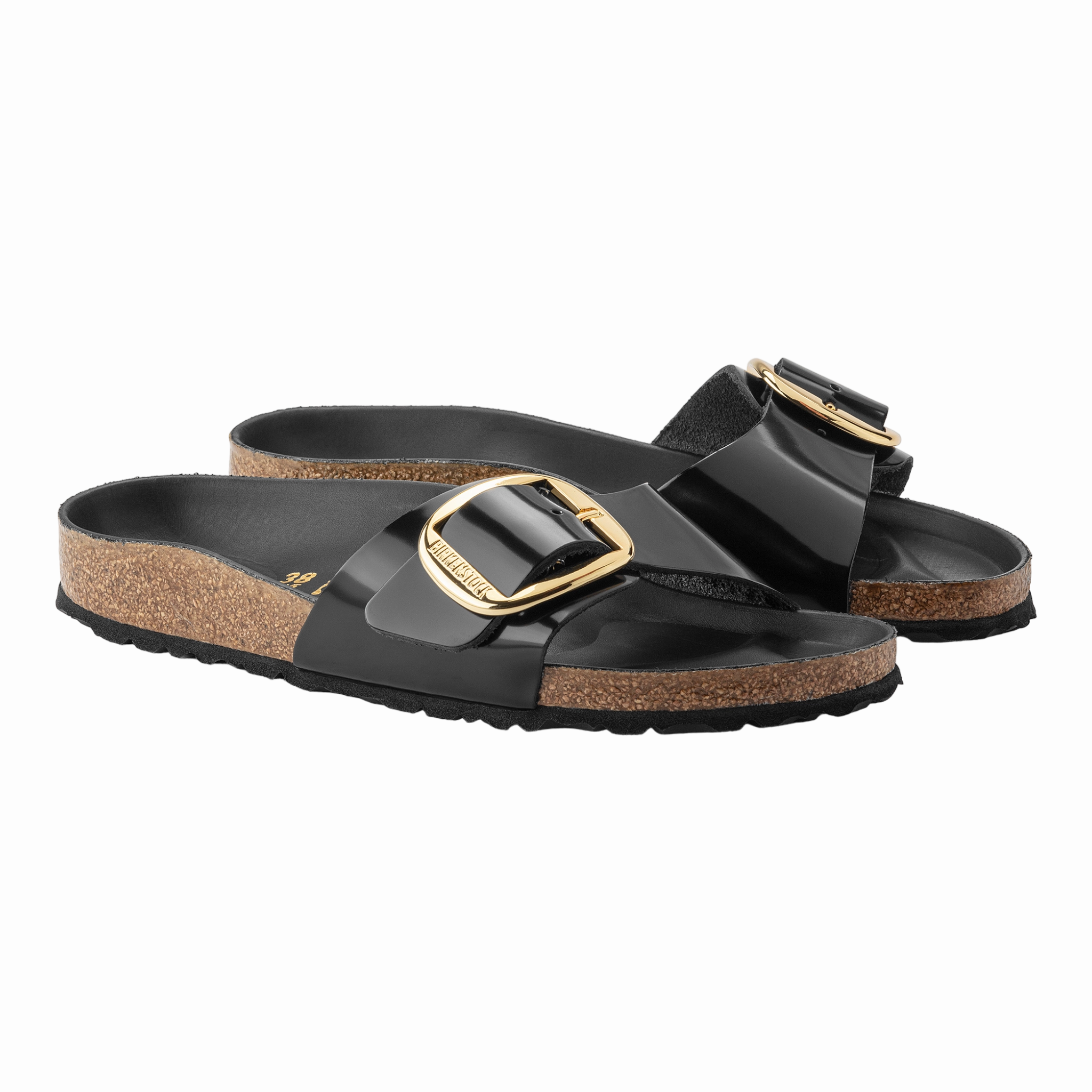Madrid Big Buckle Patent Leather
