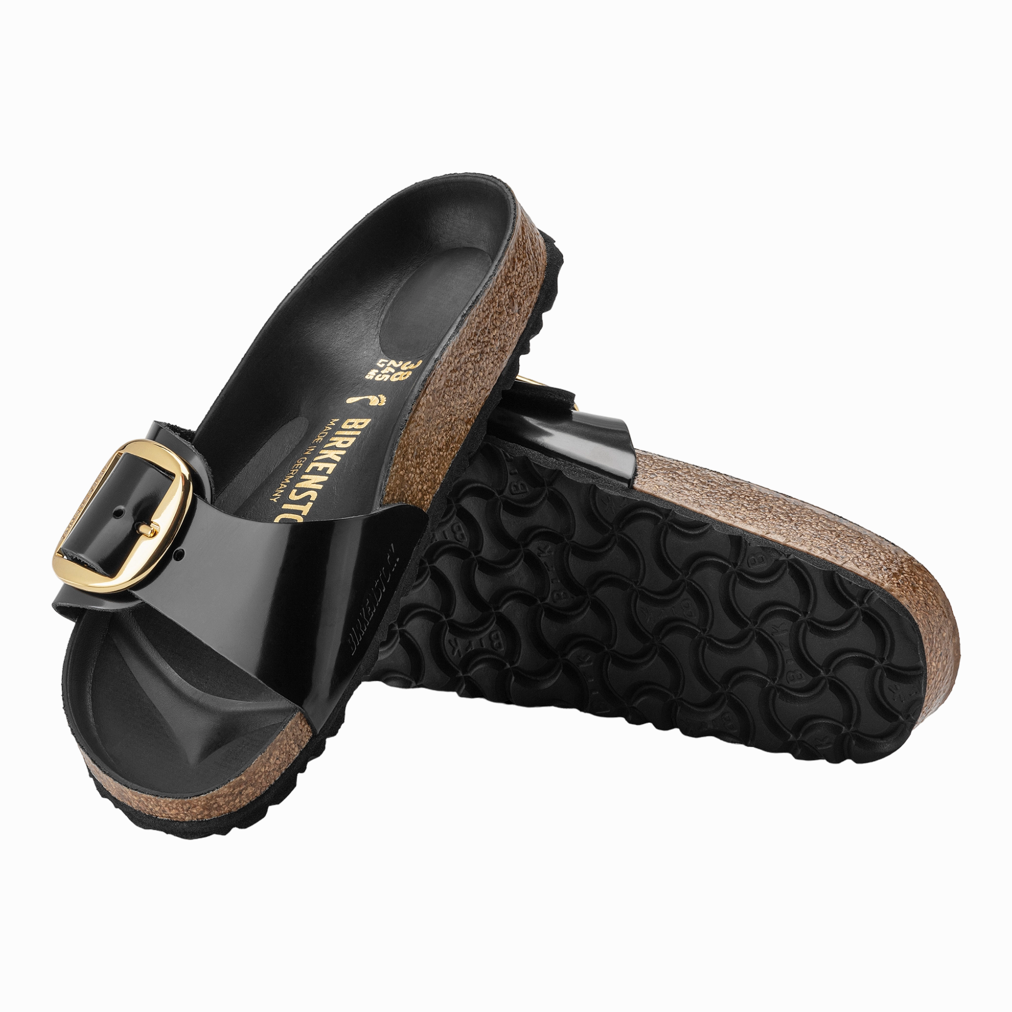 Madrid Big Buckle Patent Leather