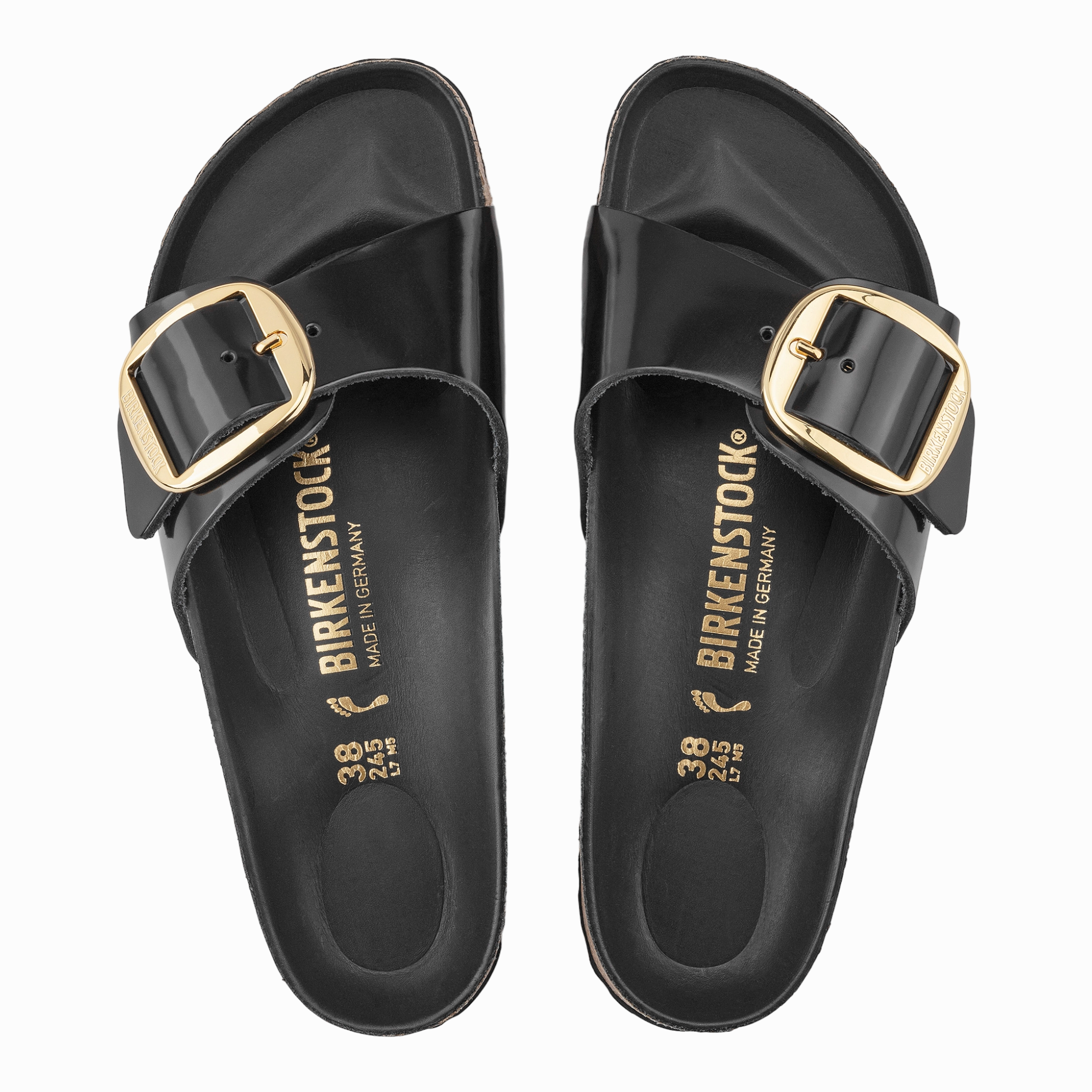 Madrid Big Buckle Patent Leather
