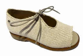 Manuela De Juan Ahinara Beige Open Toe Shoe