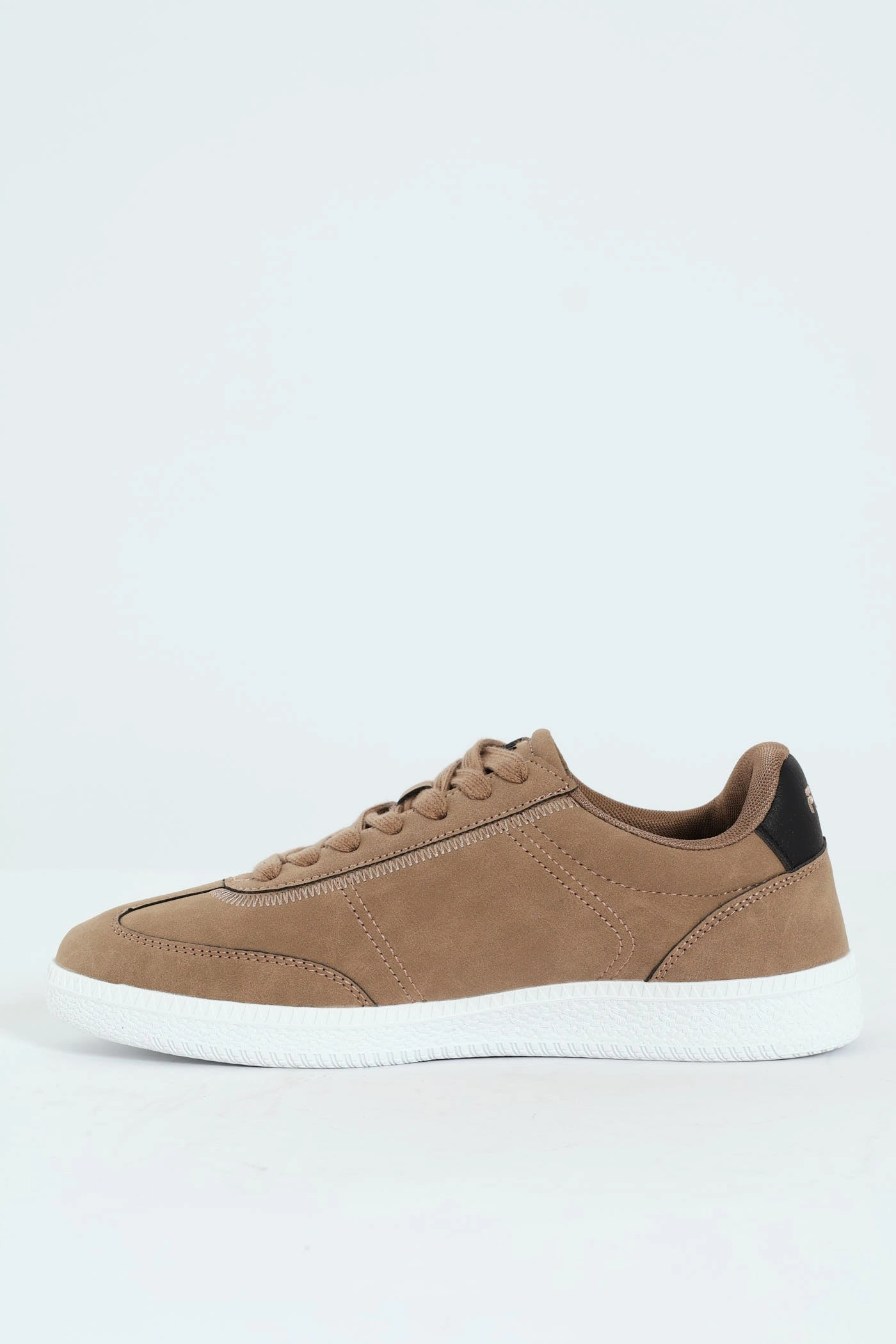 Massimo Court Sneaker - Dark Beige
