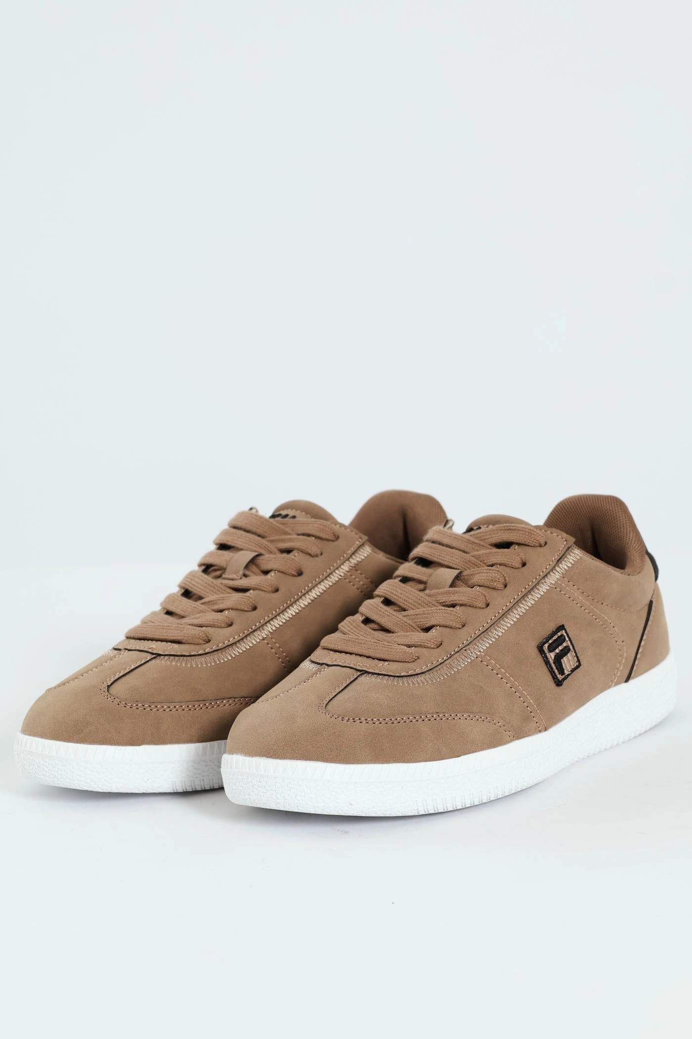 Massimo Court Sneaker - Dark Beige