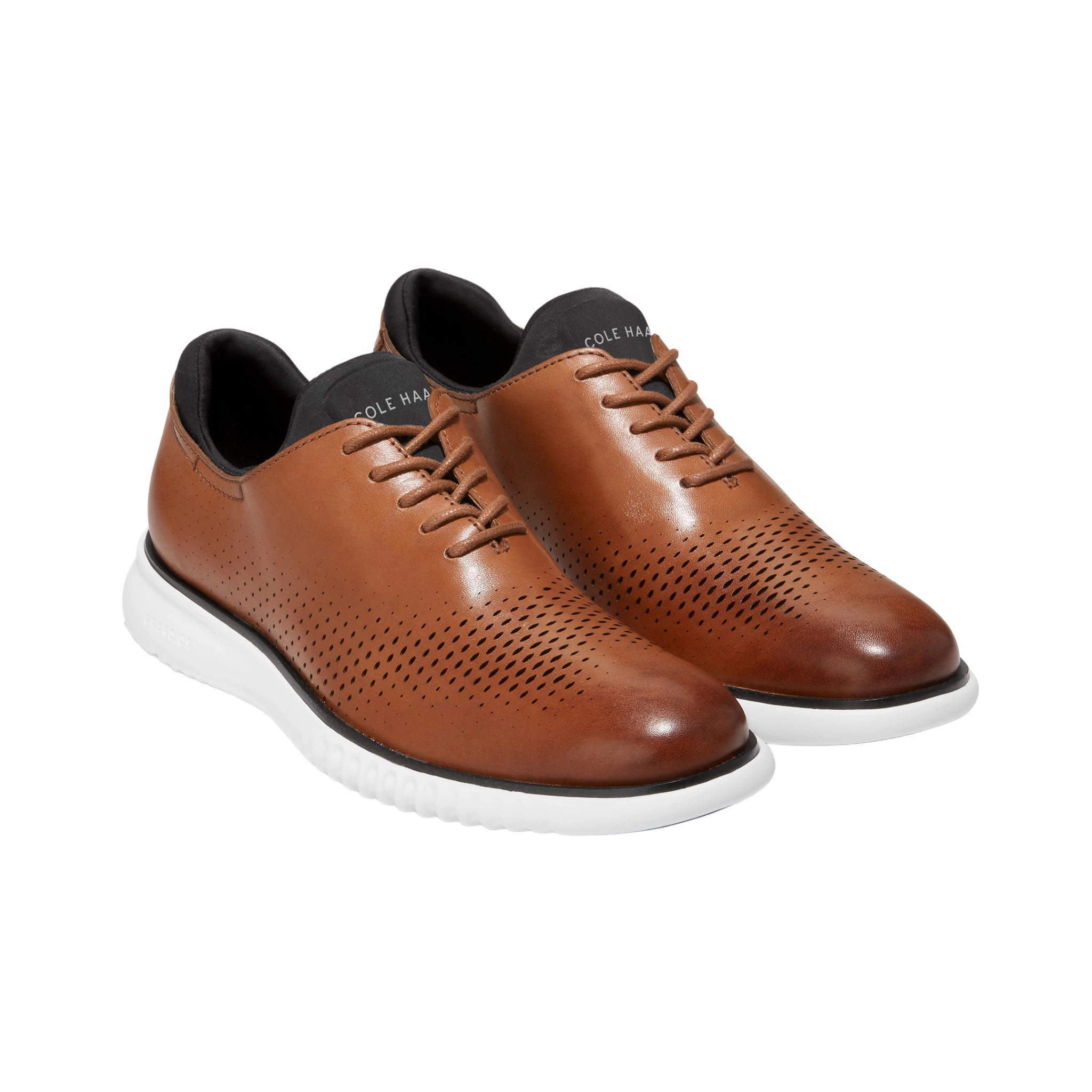Men's 2.ZERGRAND Laser Wingtip Oxford
