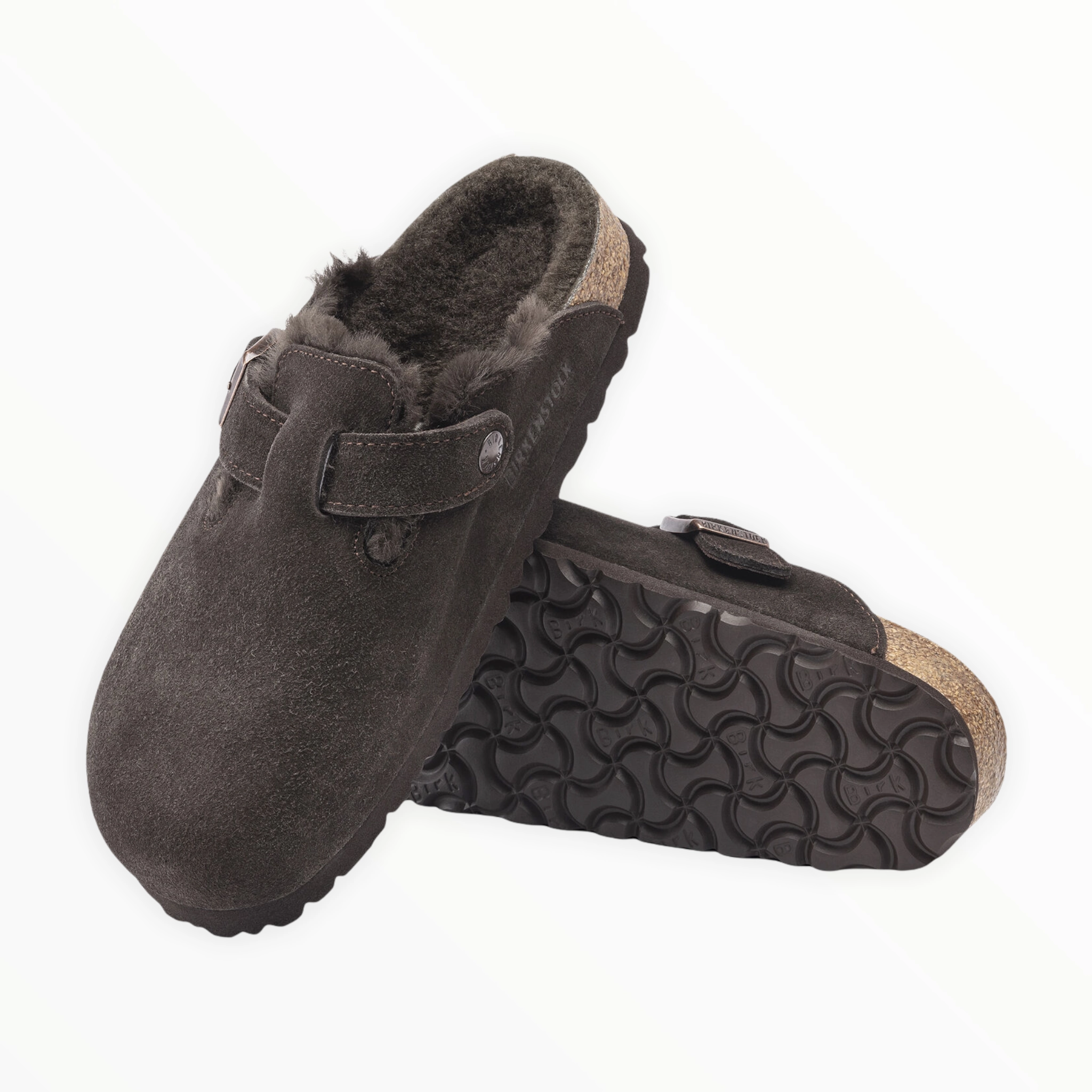 Men's Boston Shearling Suede Leather
