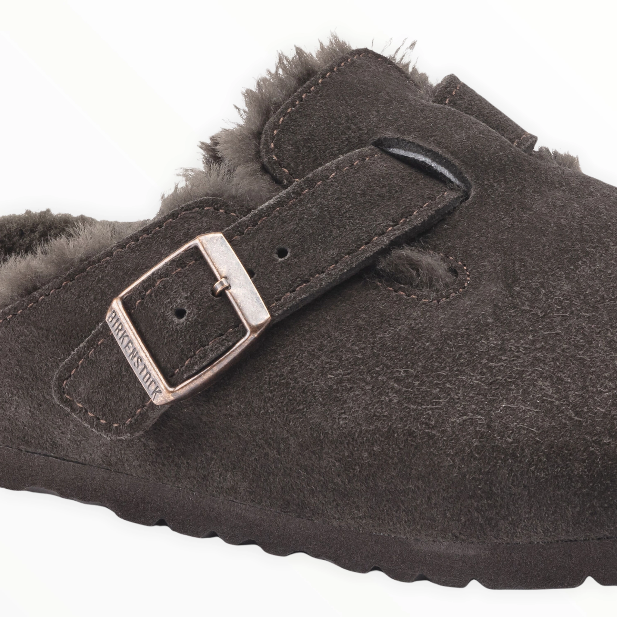 Men's Boston Shearling Suede Leather
