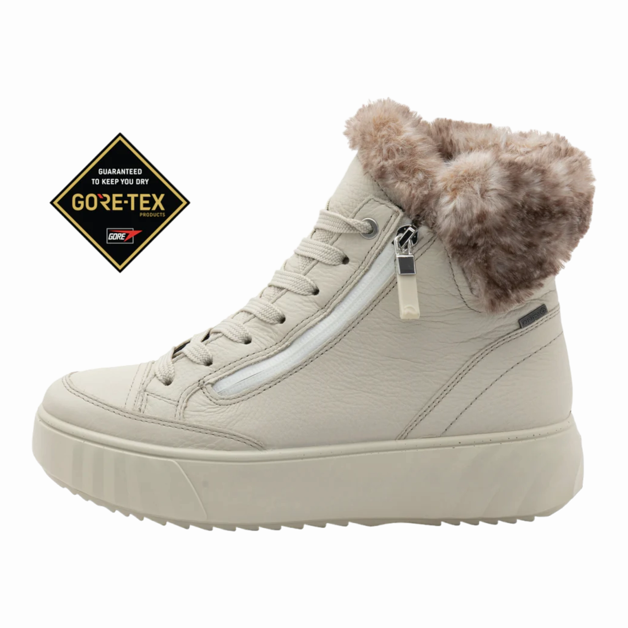 Mikayla Women's GORE-TEX Faux Fur Zip & Lace Bootie