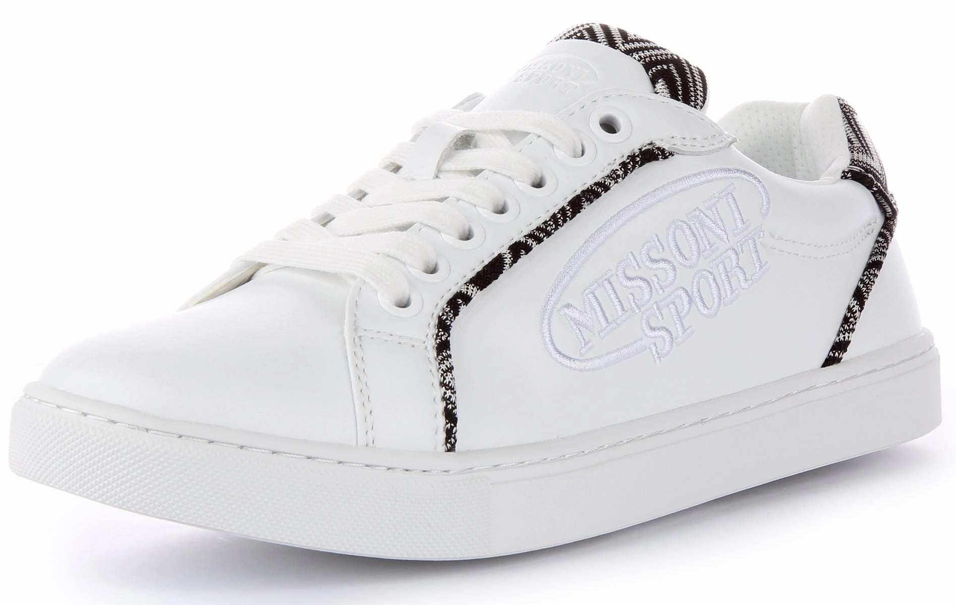 Missoni Lace up Trainer In White
