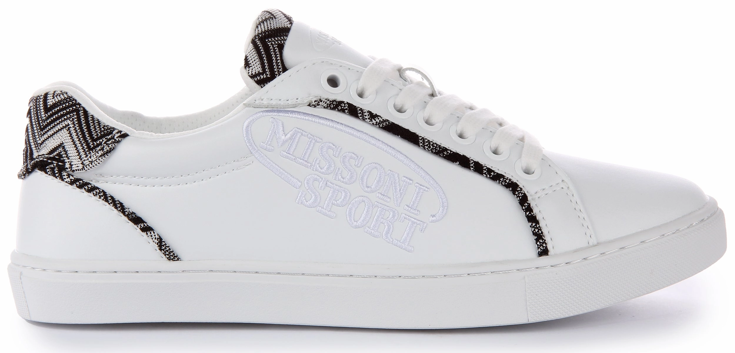 Missoni Lace up Trainer In White