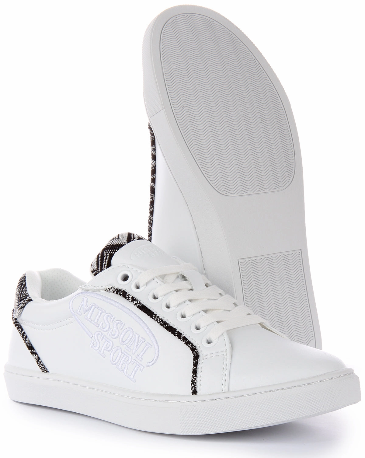 Missoni Lace up Trainer In White