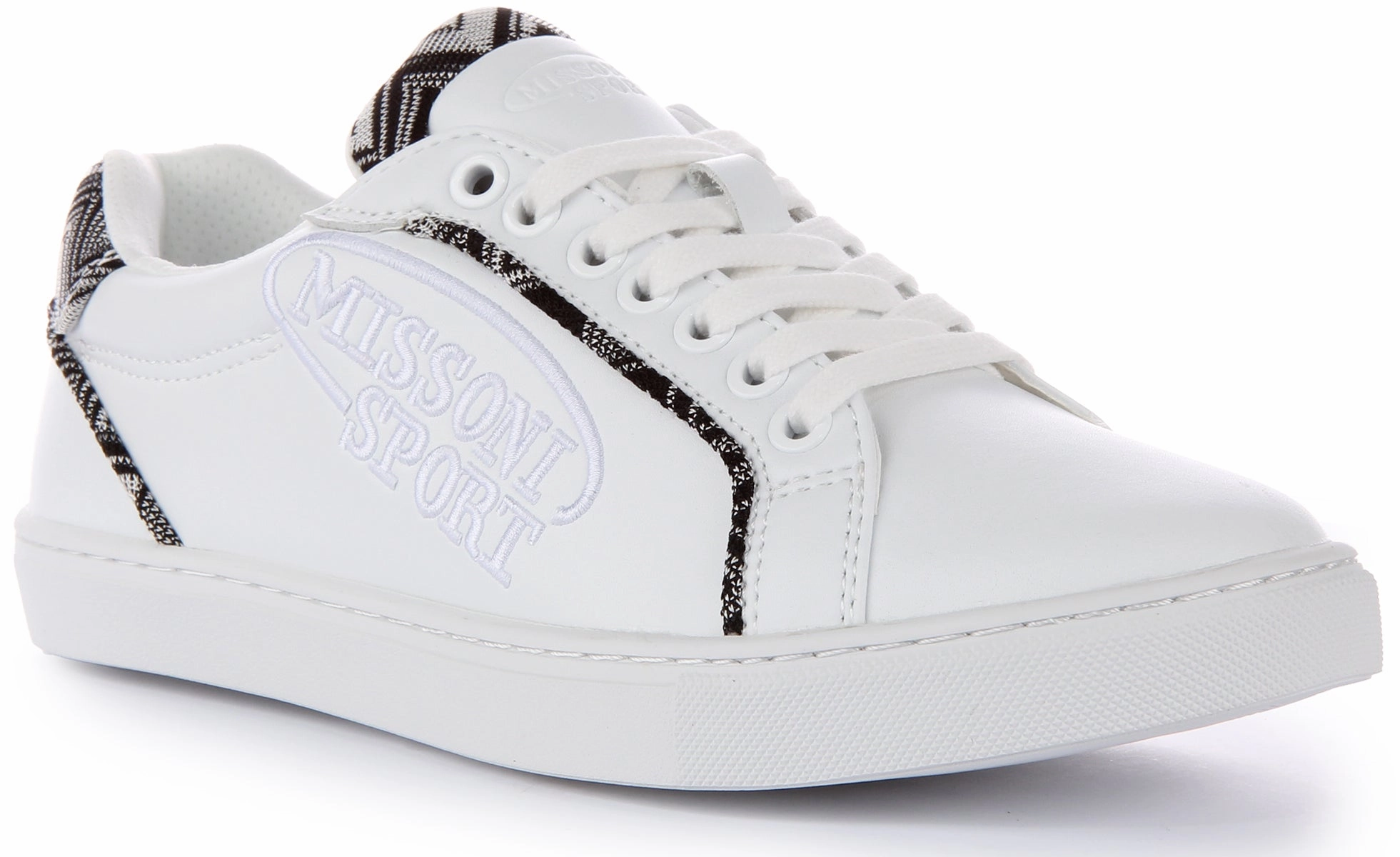 Missoni Lace up Trainer In White