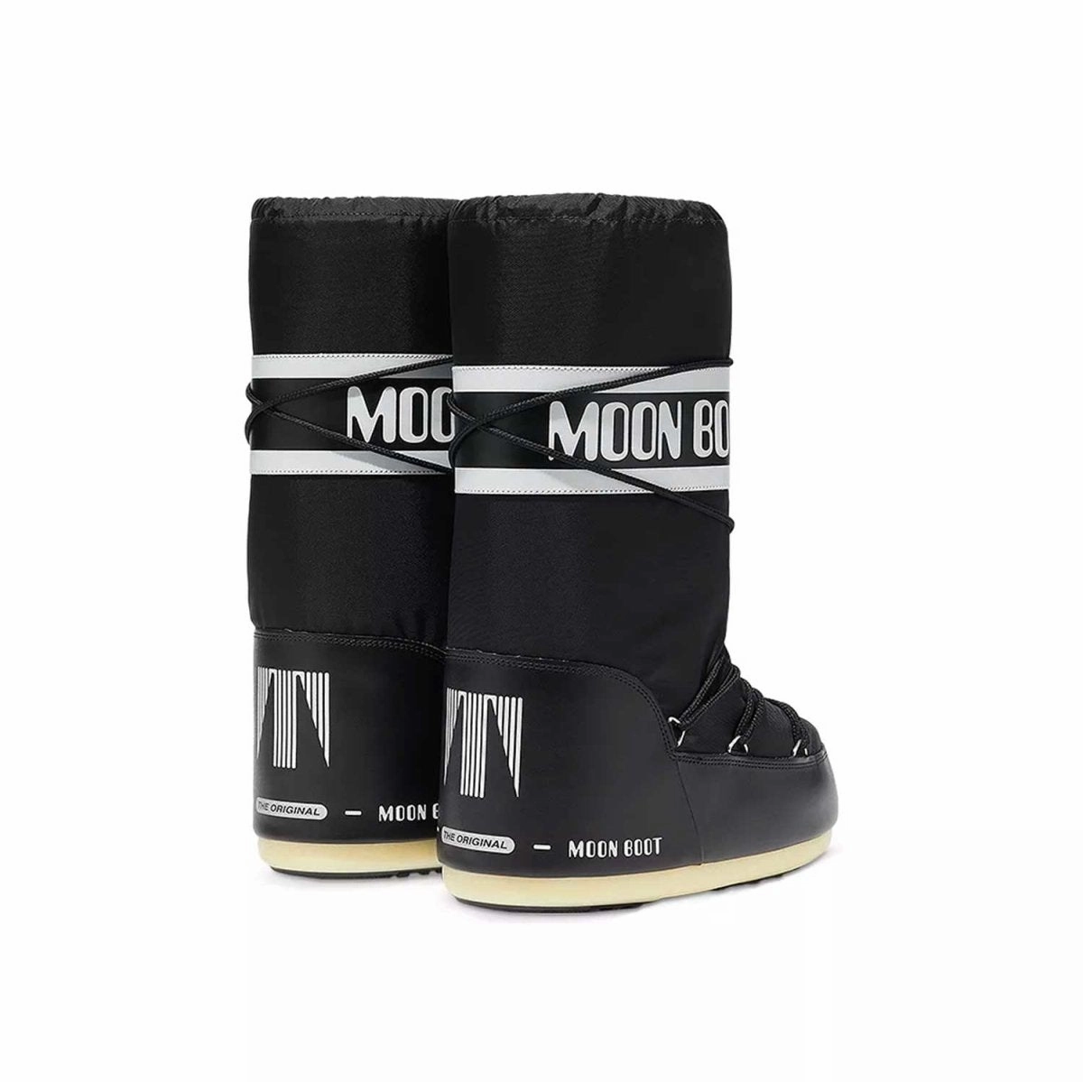 Moon Boot Girl's Icon Black Nylon