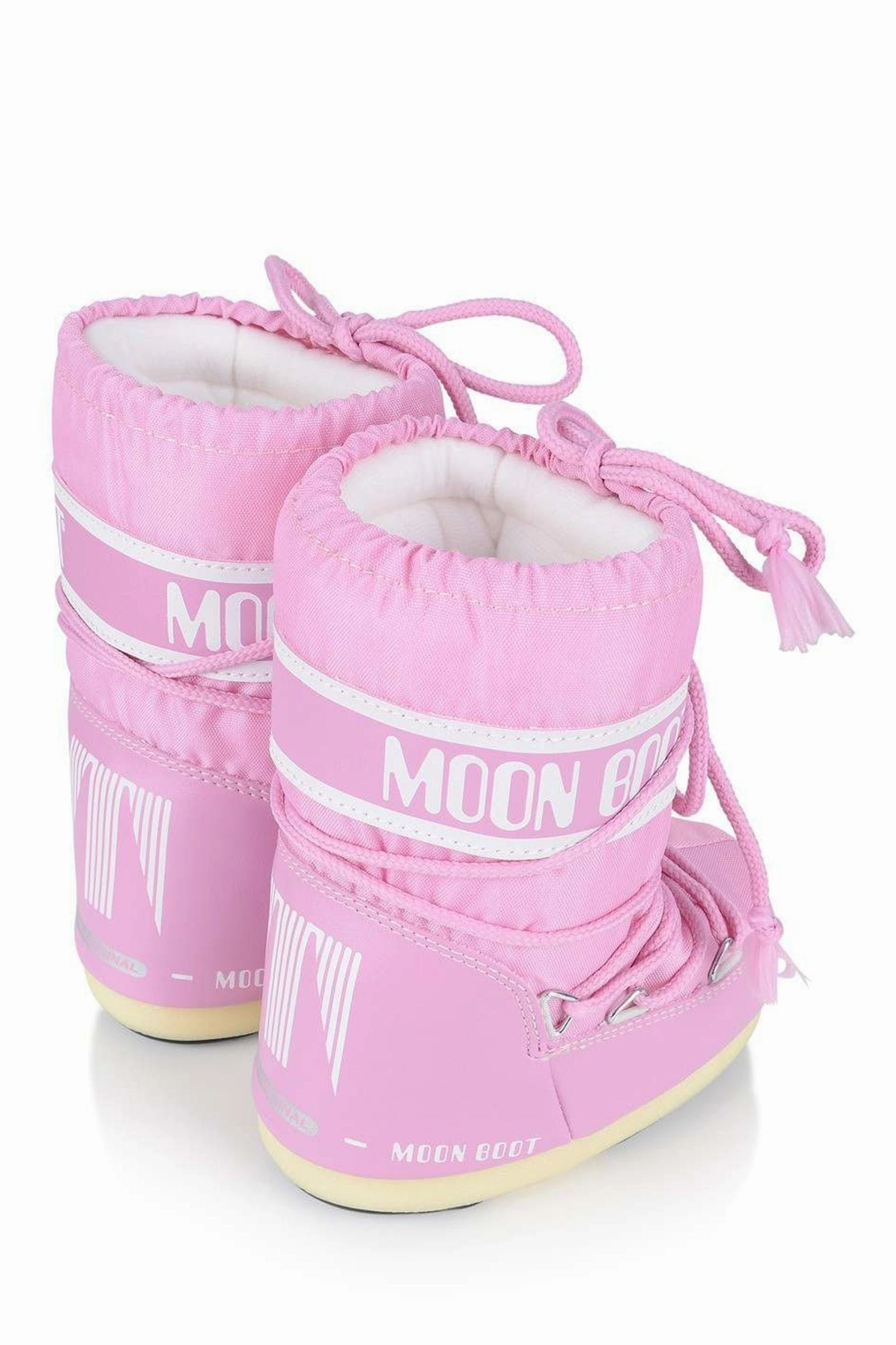 Moon Boot Girls Icon Nylon Snow Boots in Pink