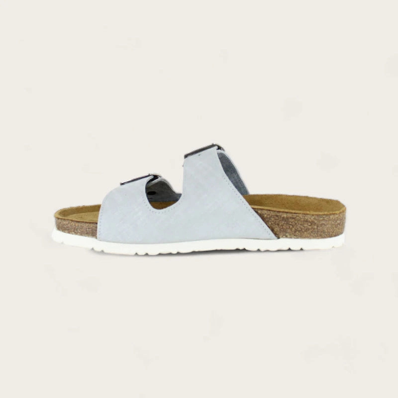 Naot Women's Santa Barbara - Gray Linen Leather