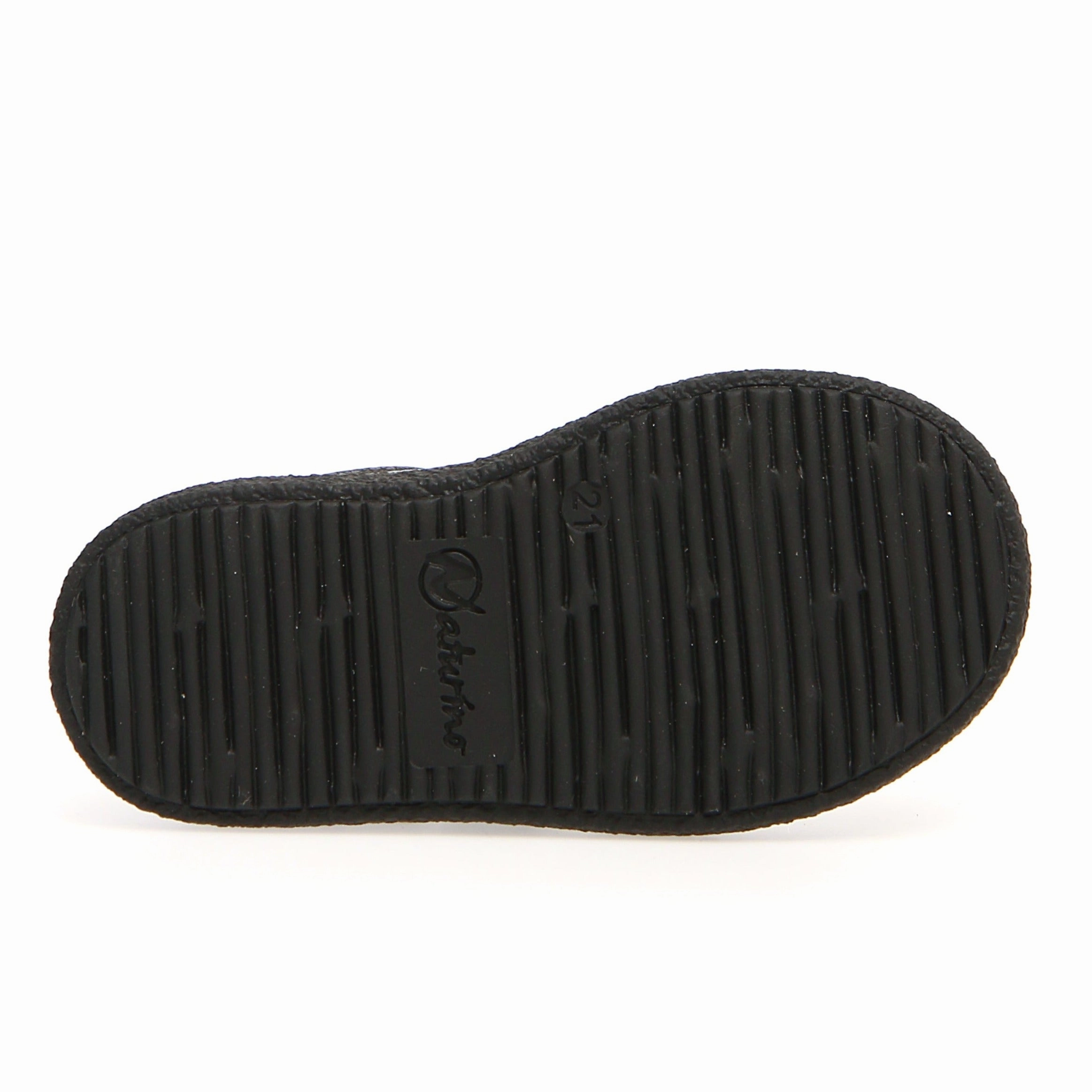 Naturino Boy's & Girl's Carex Sneakers, Pebbled Black