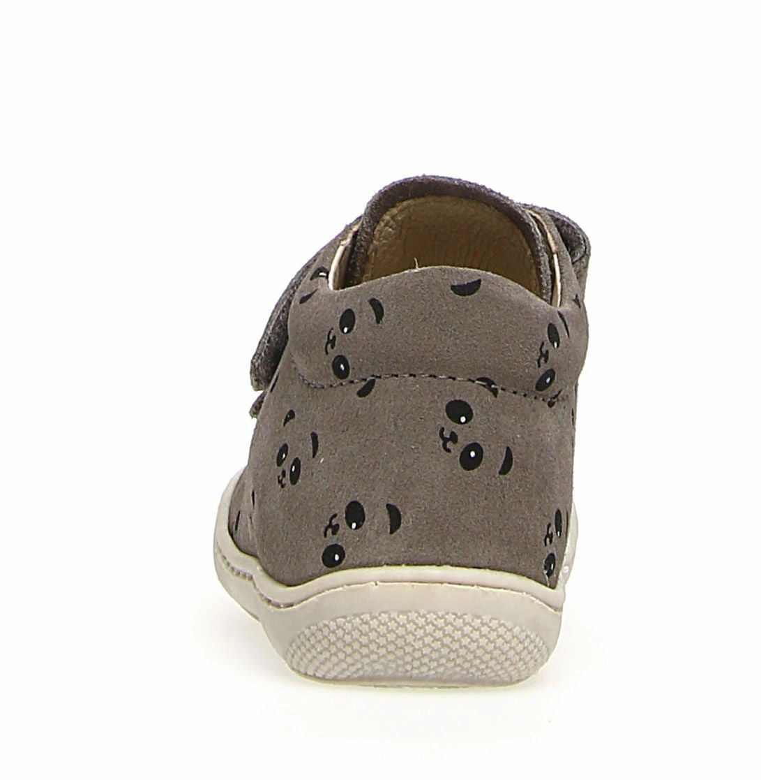Naturino Girl's & Boy's Cocoon Vl Panda Sneakers - Dark Grey