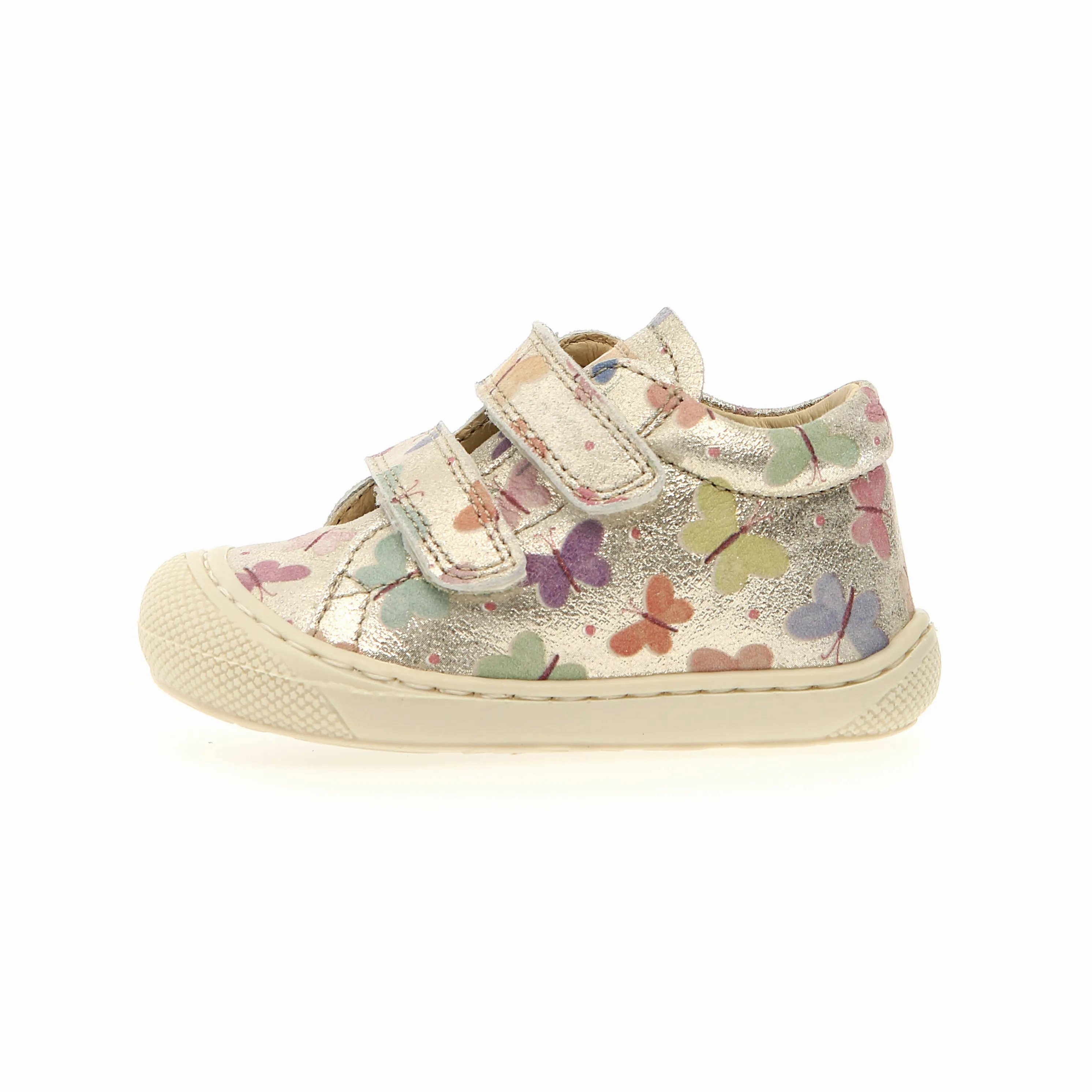 Naturino Girl's Cocoon Vl Casual Shoes - Platinum Butterfly