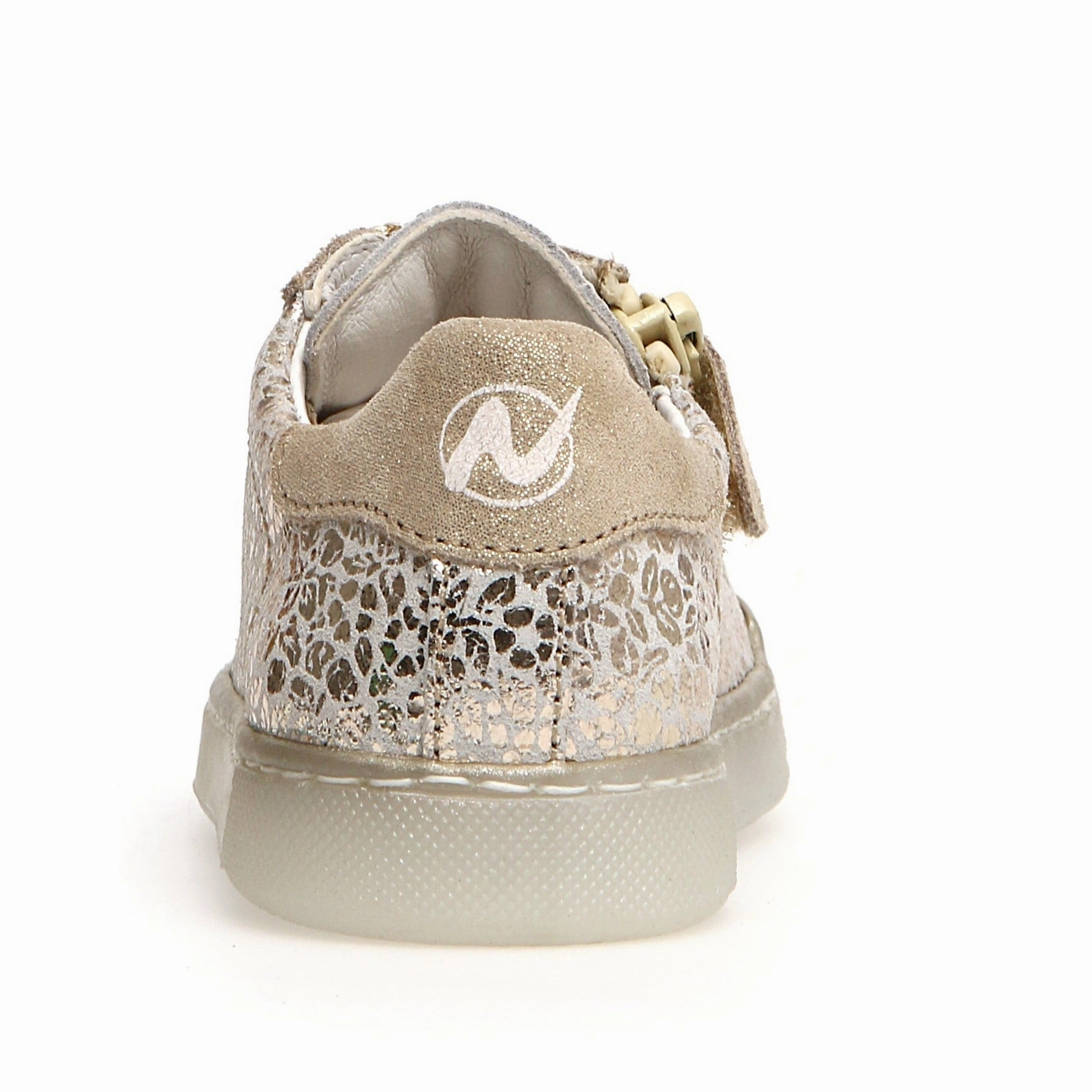 Naturino Girl's Eindhoven Sneakers, White-Platinum